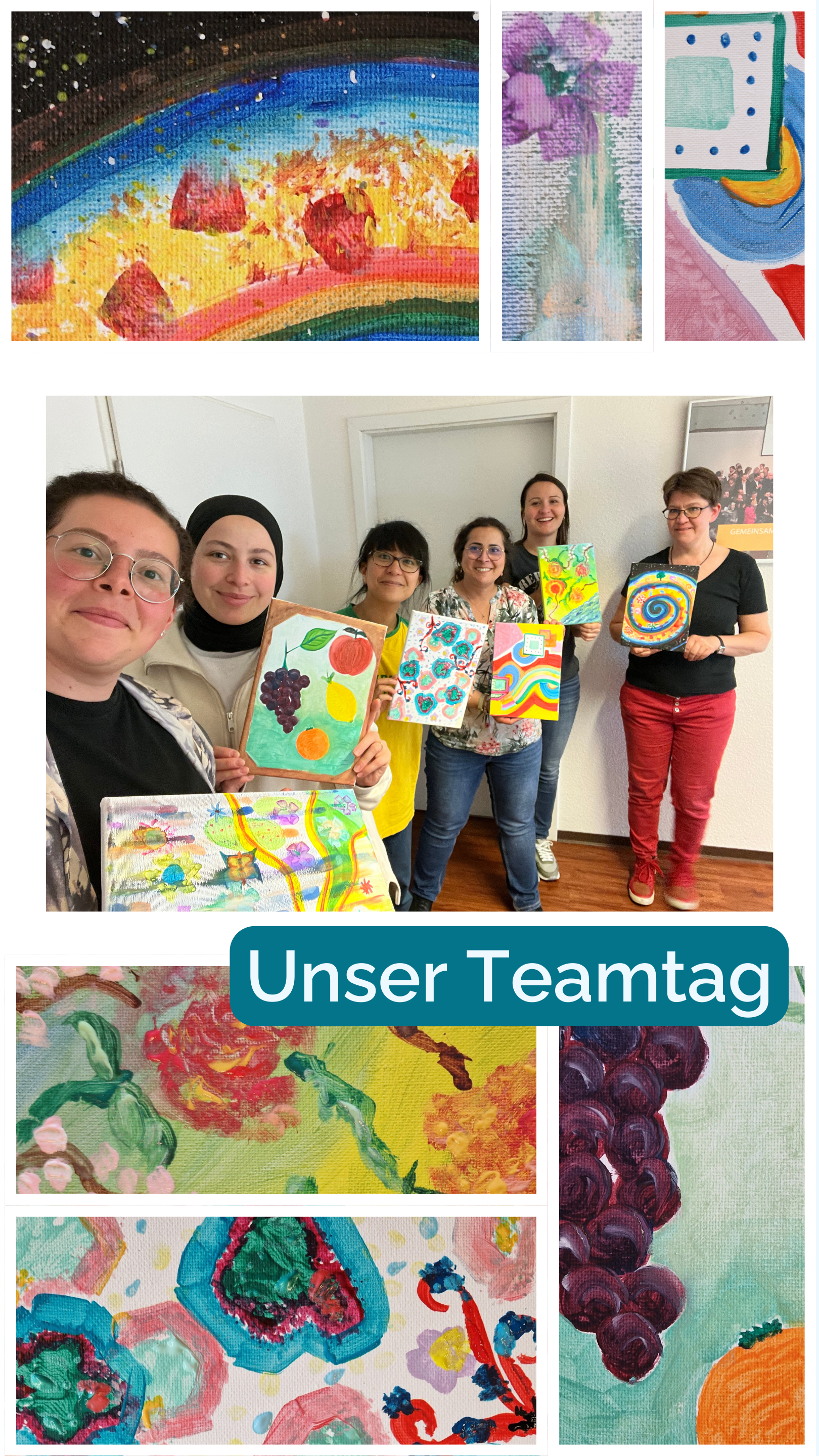 Link führt zum Instagram-Beitrag zum Team. Wir zeigen uns bei unserem Team-Tag