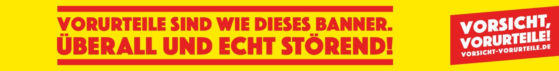 Kampagne zu den Aktionswochen gegen Rassismus 2021 - Vorsicht Vorurteile!