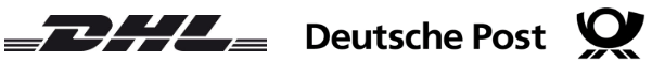 Versand DHL und Deutsche Post