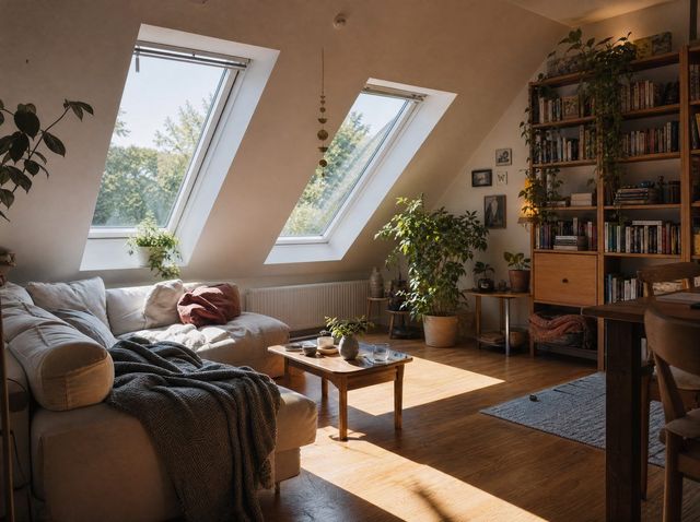 Helles Dachgeschoss mit VELUX Dachfenstern