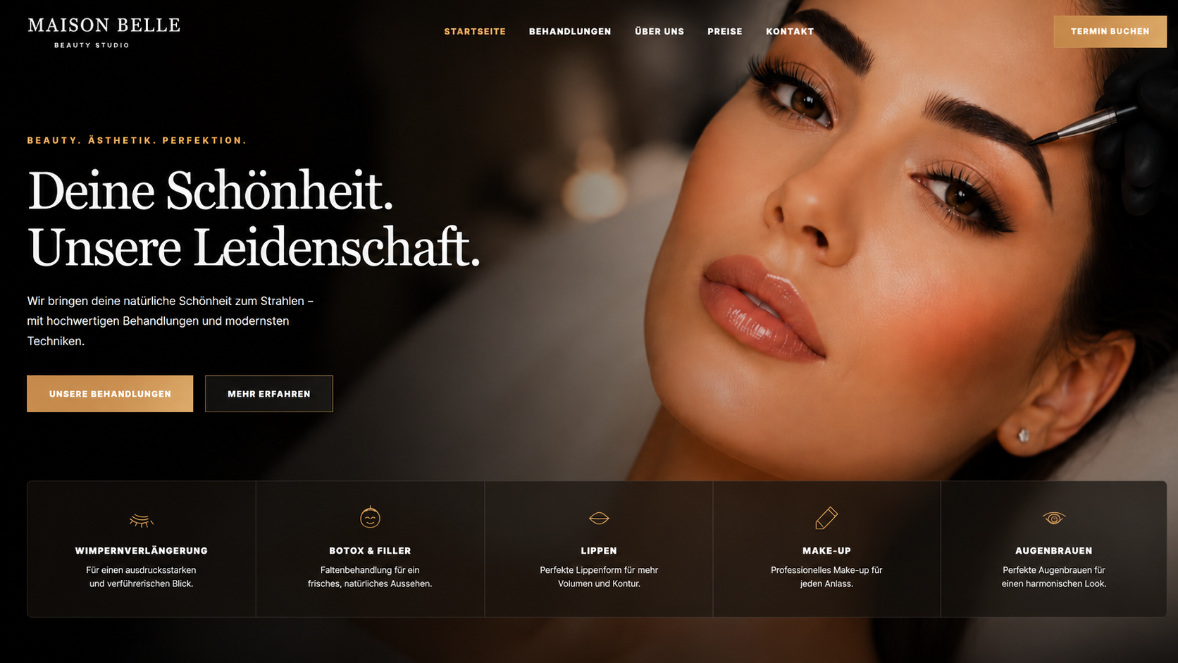 Website Referenz Beauty und Wellness