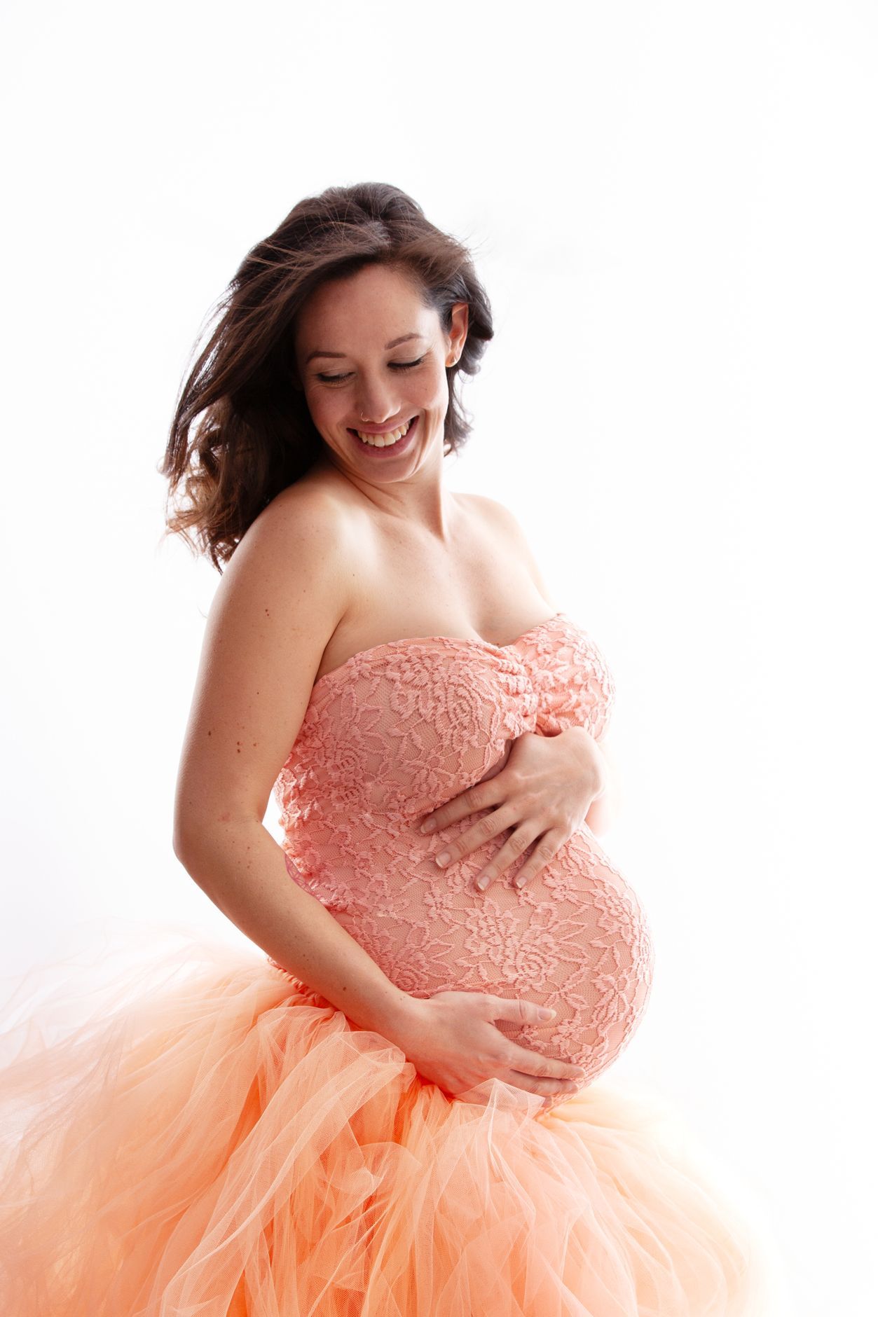Babybauchfotos im Studio