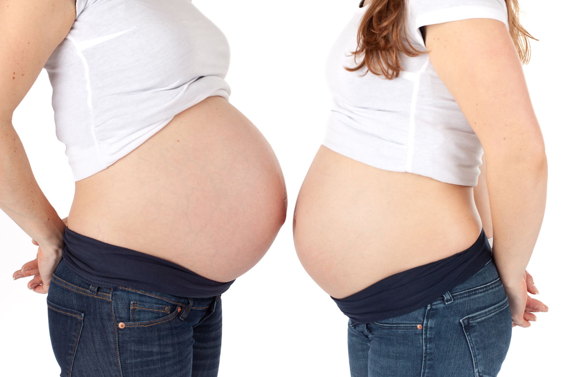 Babybauchfotos im Studio von Schwestern