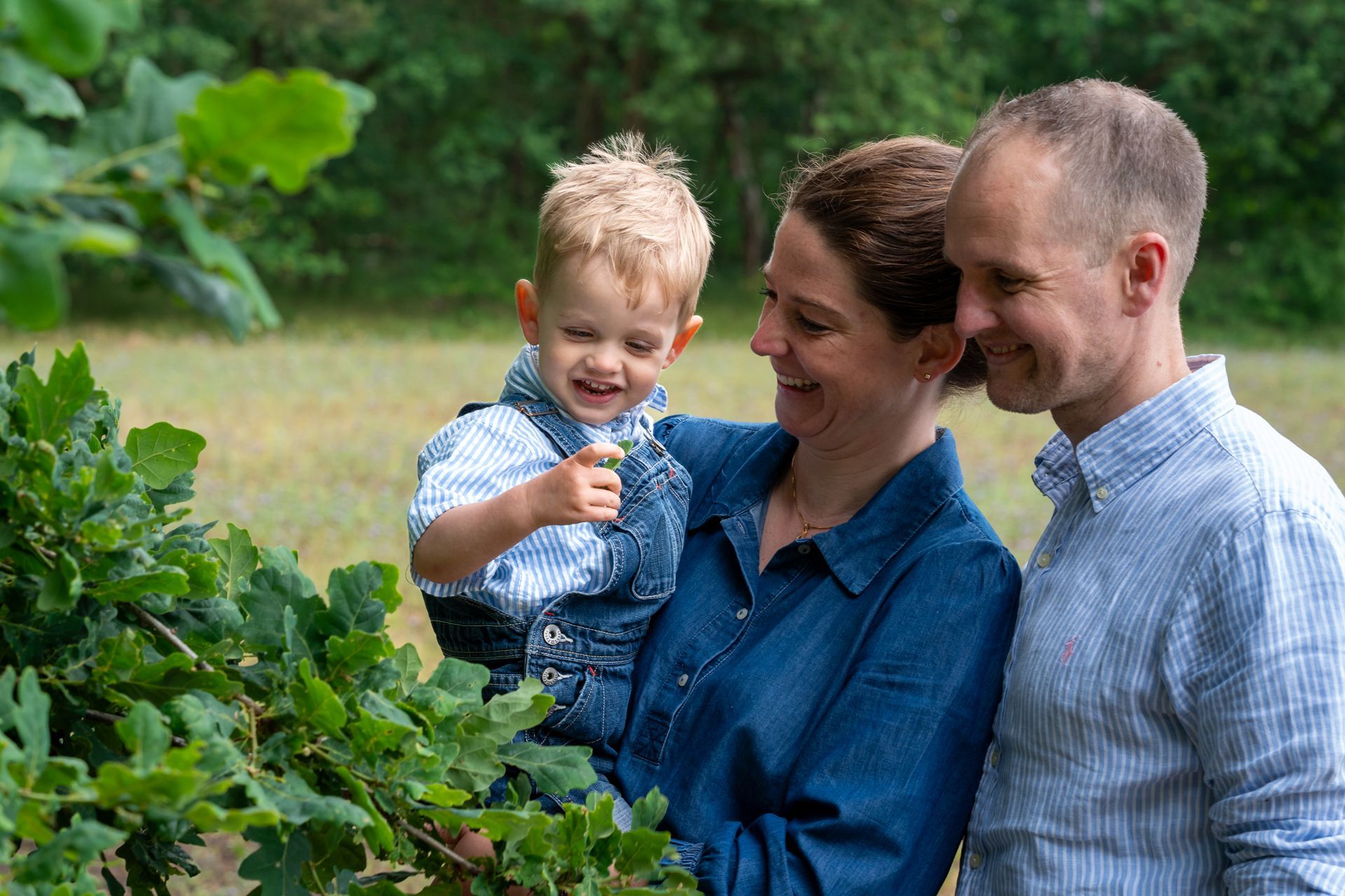 Familienfotospaziergang
