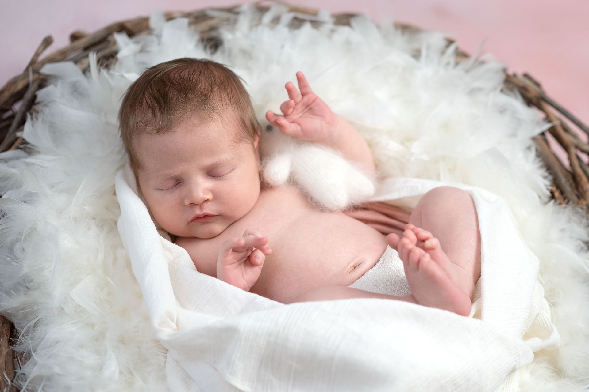 Newbornshooting im Studio