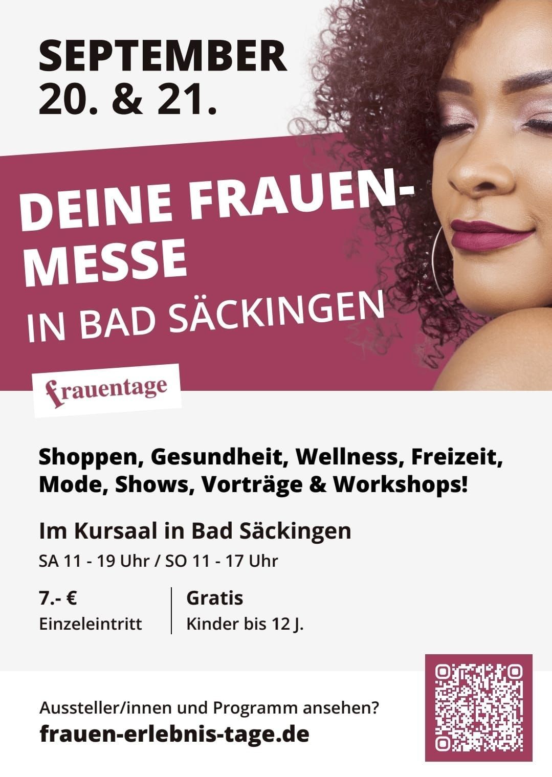 Ich freue mich auf deinen Besuch an meinem Stand oder du lauscht meinem Vortrag