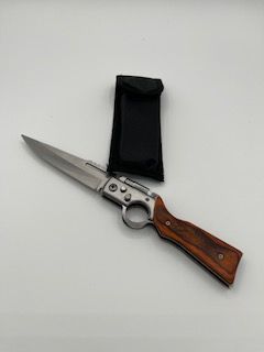 Spring Side Loading Rifle Knife with Flashlight 10 in $35.00