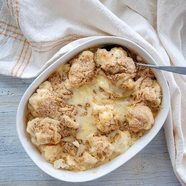 Classic Cauliflower Au Gratin