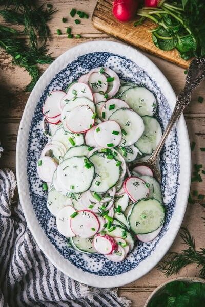 Cucumber Radish Salad
