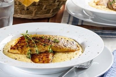 Tilapia Fillets Fish And Grits