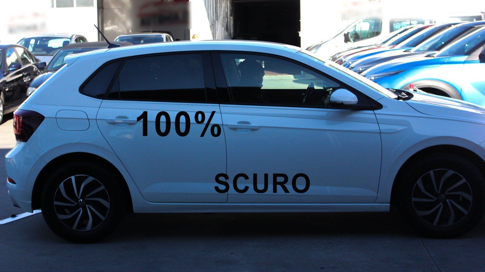 oscuramento vetri auto con pellicole oscuranti al 100% scuro