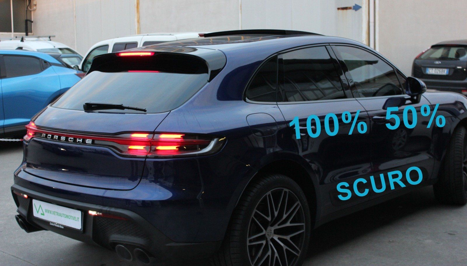 oscuramento vetri auto con pellicole oscuranti al 100% scuro