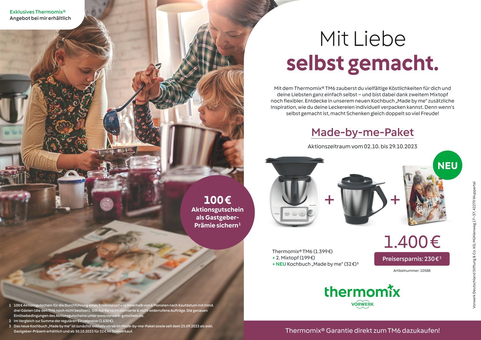 Thermomix TM6 Thermomix Angebot im Oktober