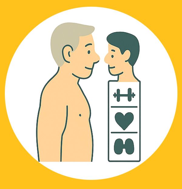 Körperfett / Muskulatur, Ausdauer- & Krafttest, ärztliche Befunde, 3D Haltungsscan