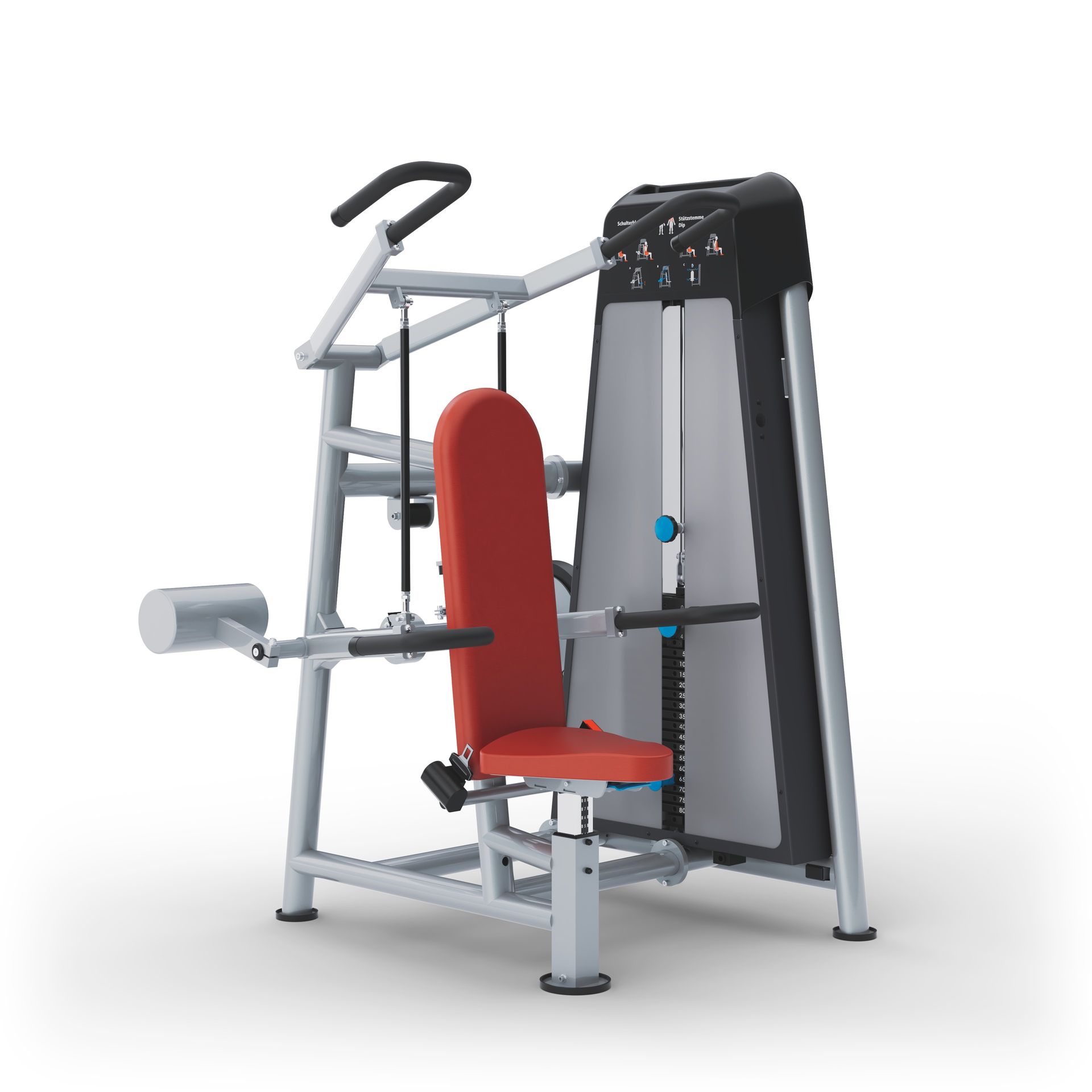 Schulterblattfixator/Stützstemme zur Stabilisierung des Schulterblatts durch gezieltes Training des vorderen Sägemuskels