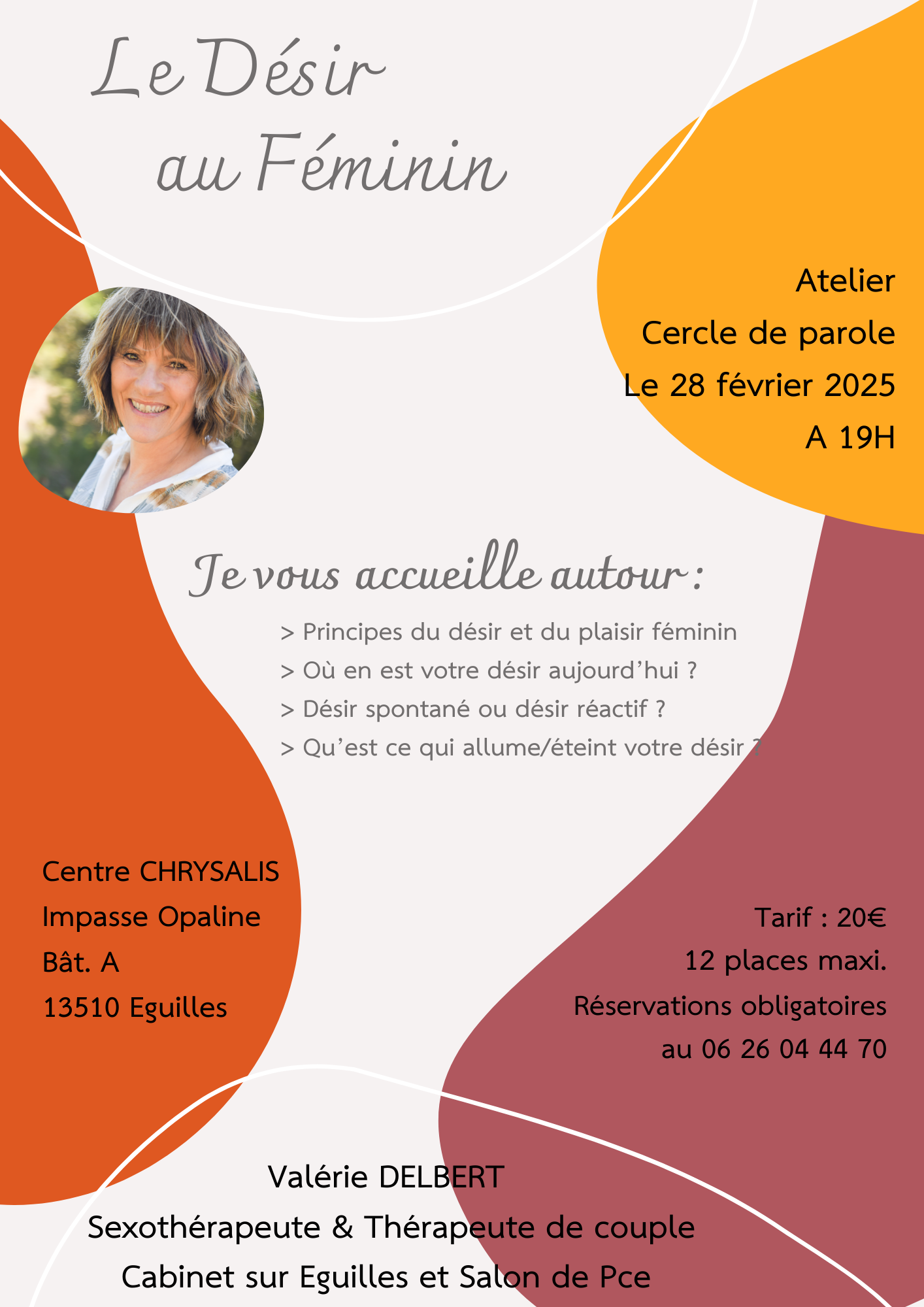 Le désir au féminin atelier sexologue