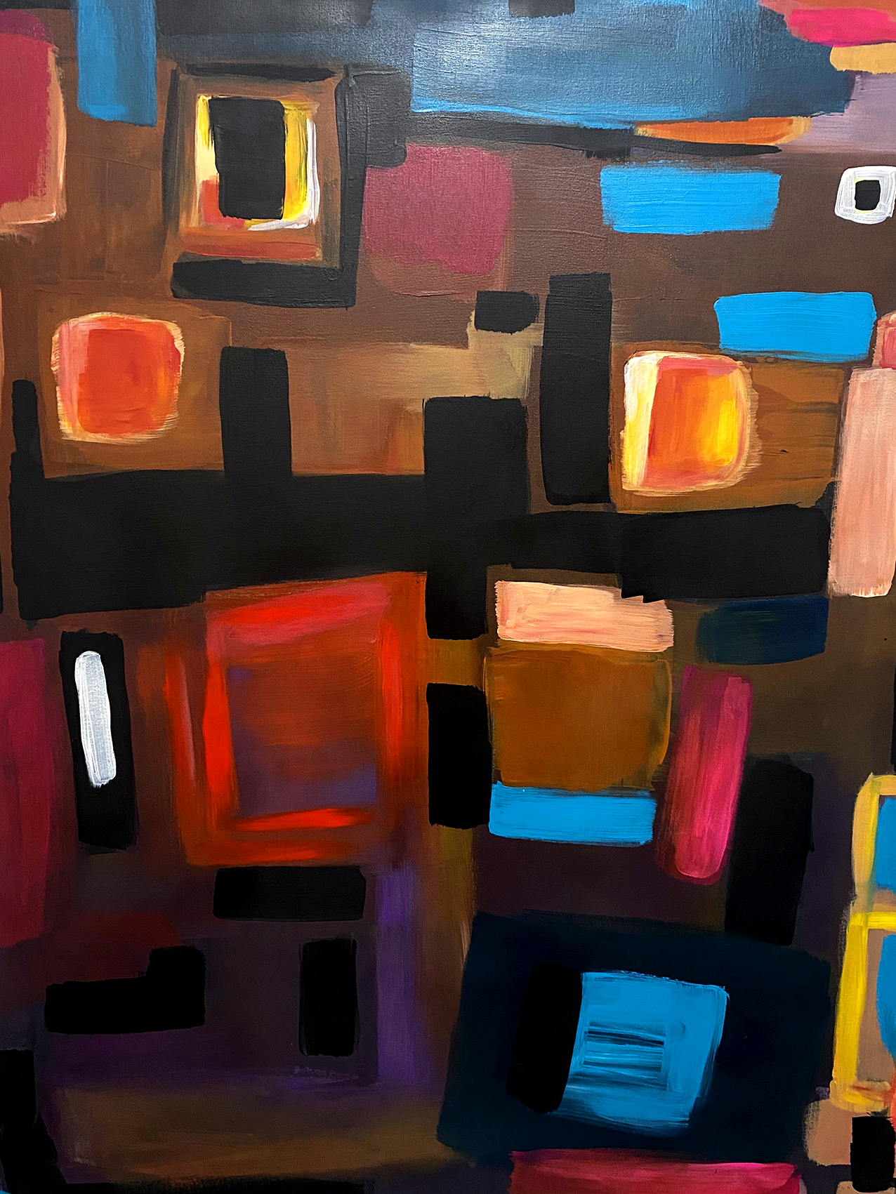 Squares, 120x90, XXL, Leinwandart, Kunstdruck. Themensarbeit