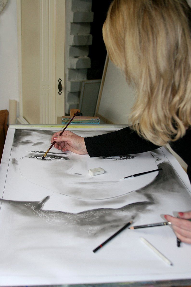 Joanna Kraus, @ work, Atelier