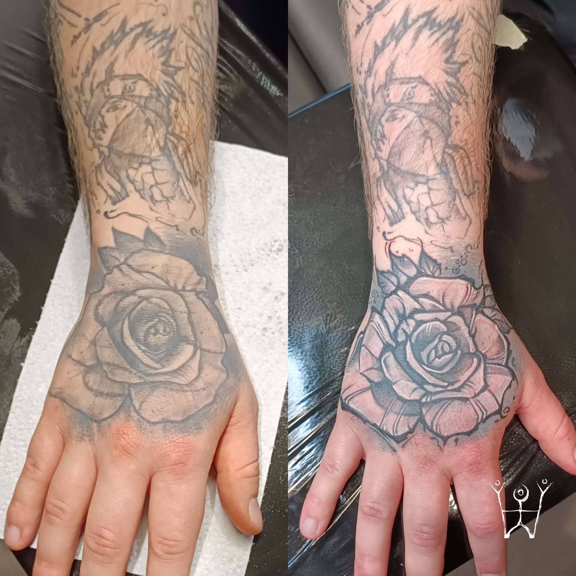 Touch Up Tattoo Rose