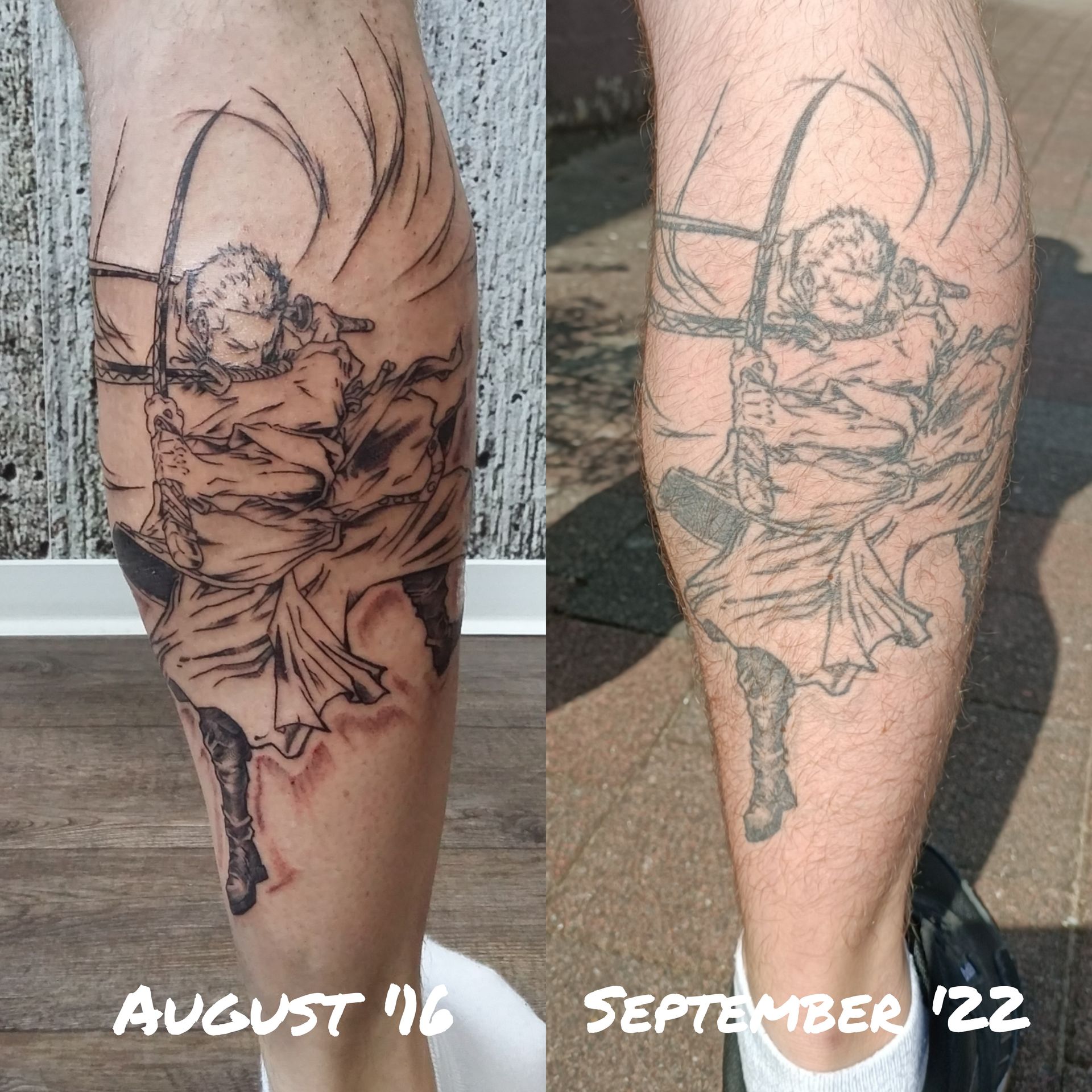Healed Tattoo, Abgeheiltes Tattoo One Piece