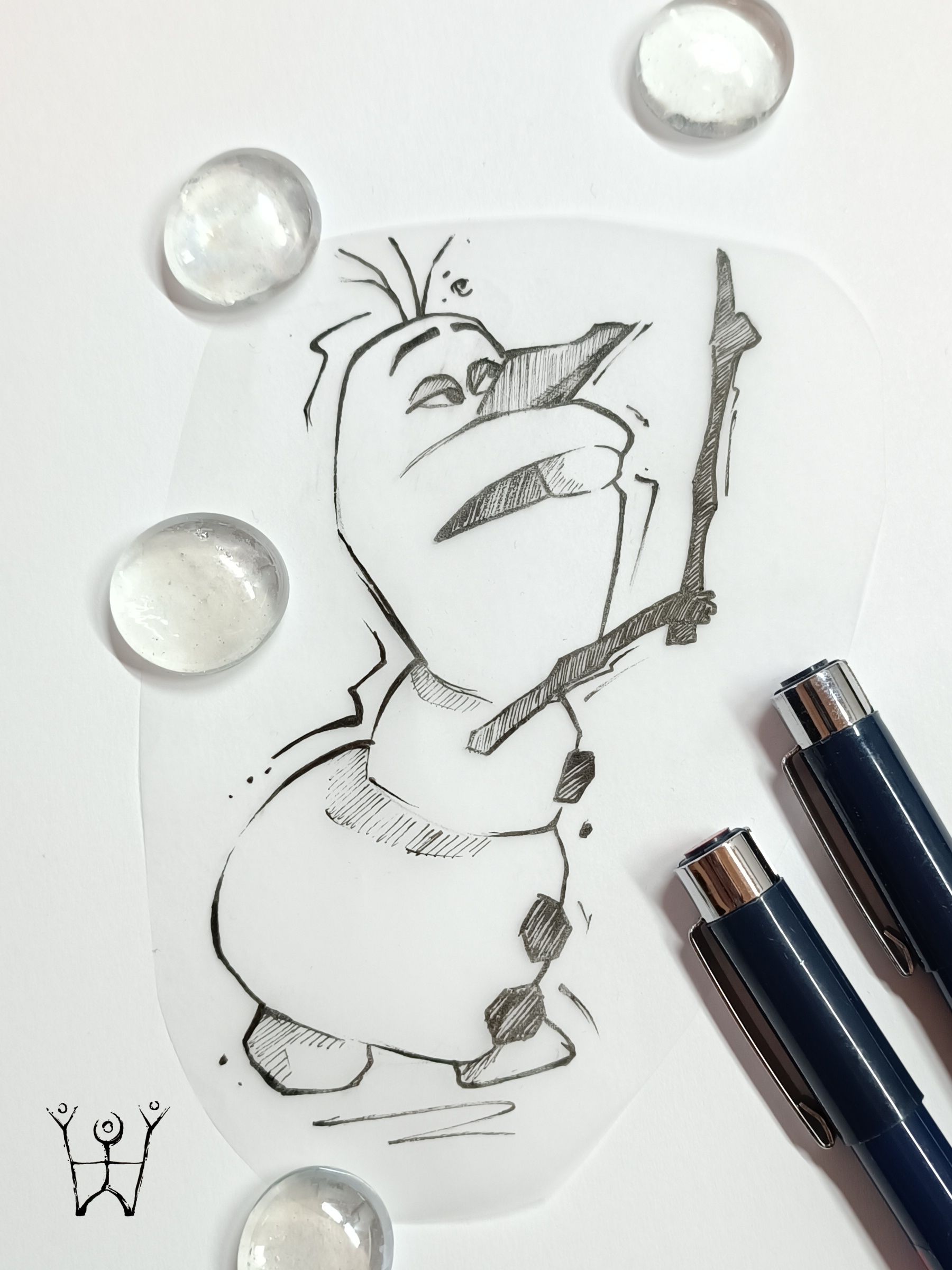 Sketchy Olaf von Frozen