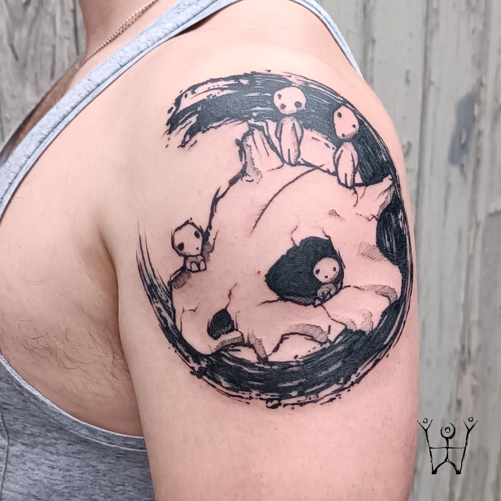 Tragosso Tattoo mit Enso