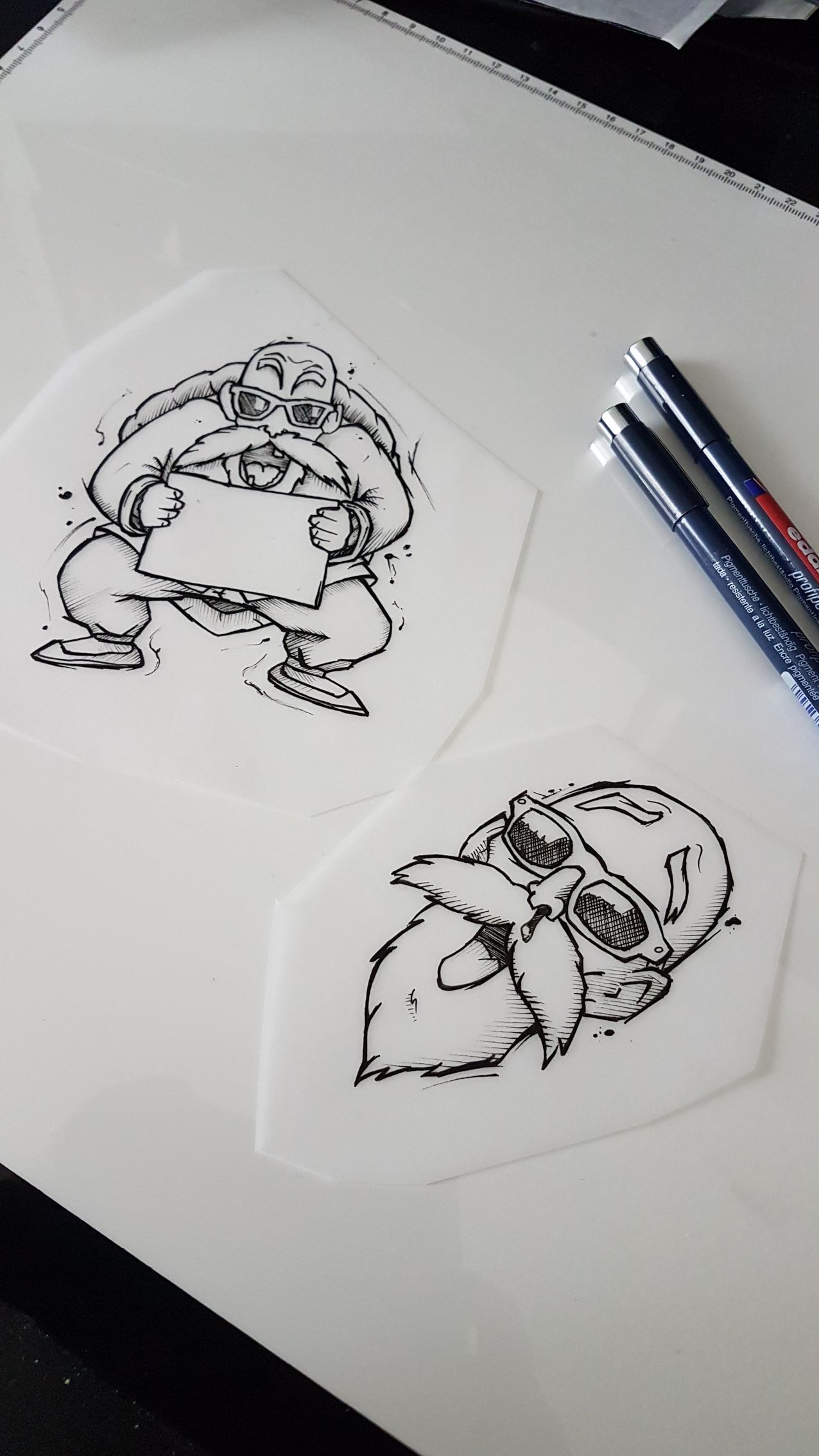 Tattoo Skizzen von Muten-Roshi