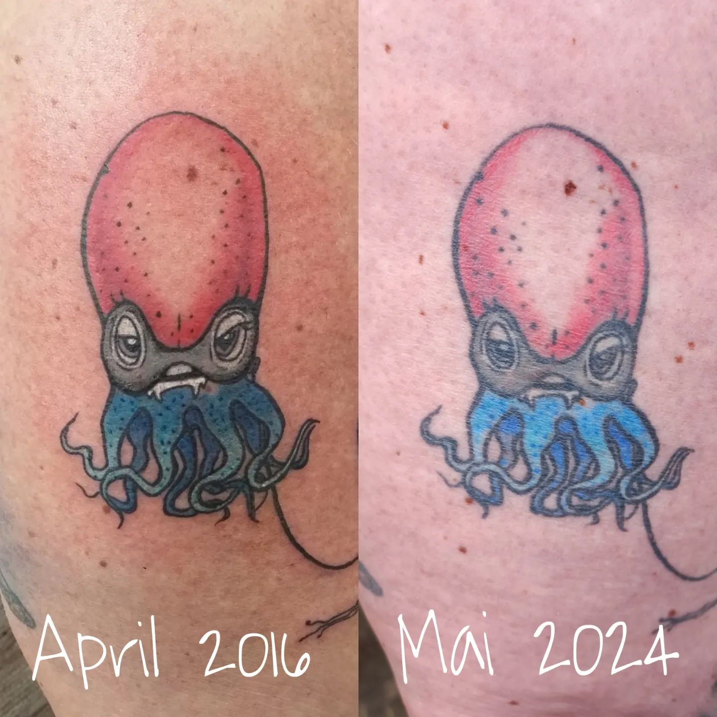 Tattooalterung , bzw wie Tattoos altern