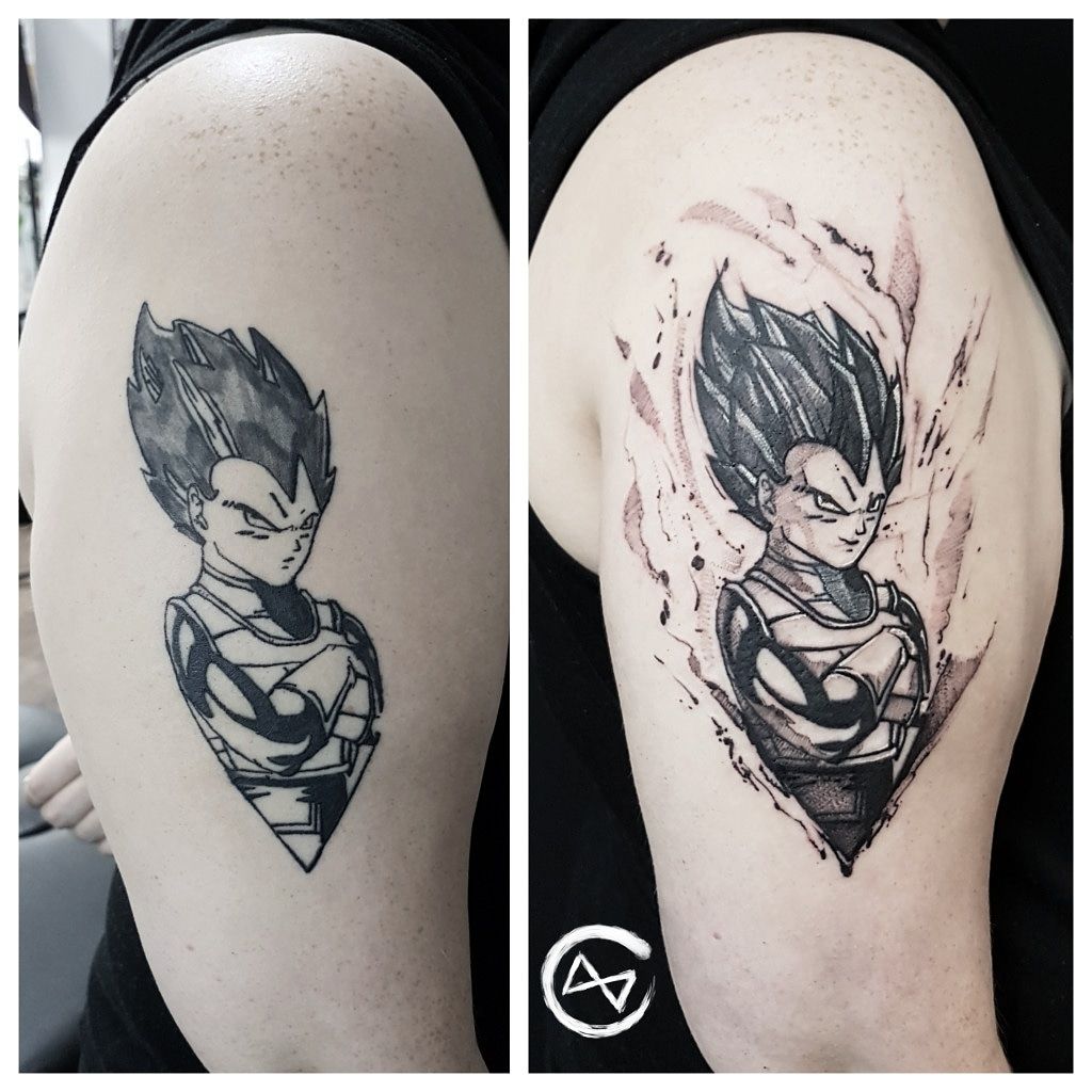 Vegeta aus Dragon Ball Touch Up