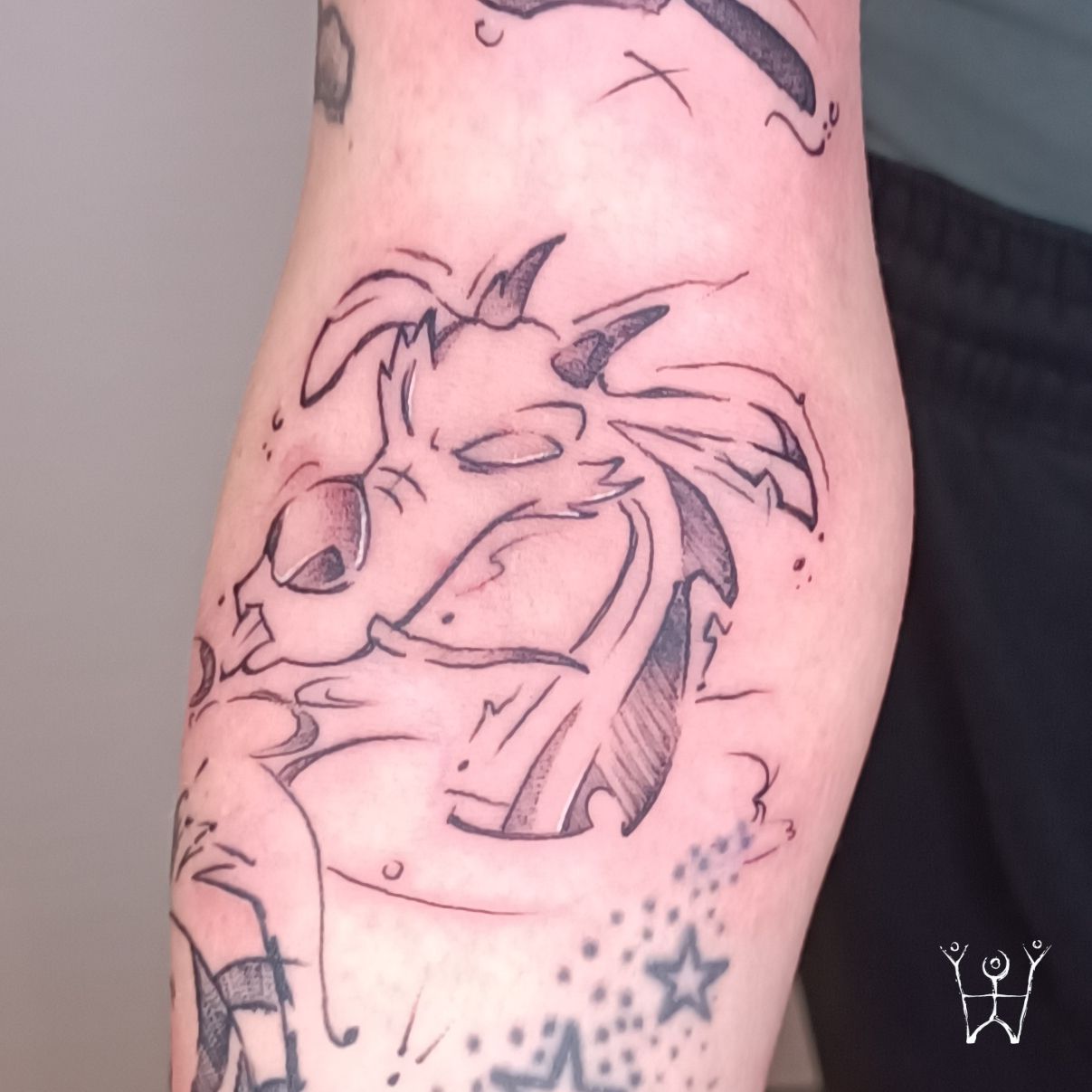 Tattoo von Mushu aus Mulan