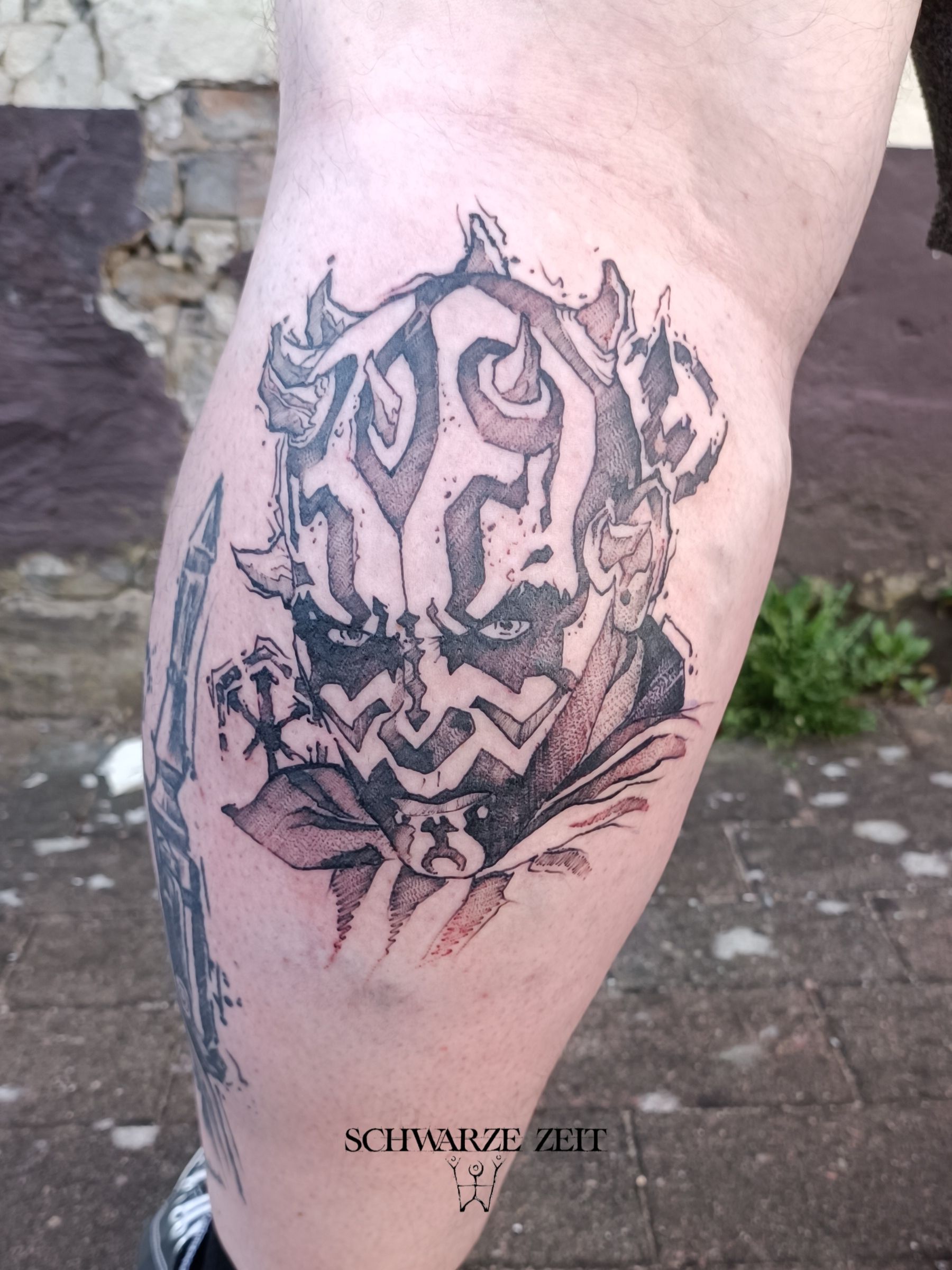 Darth Maul im Sketch Style