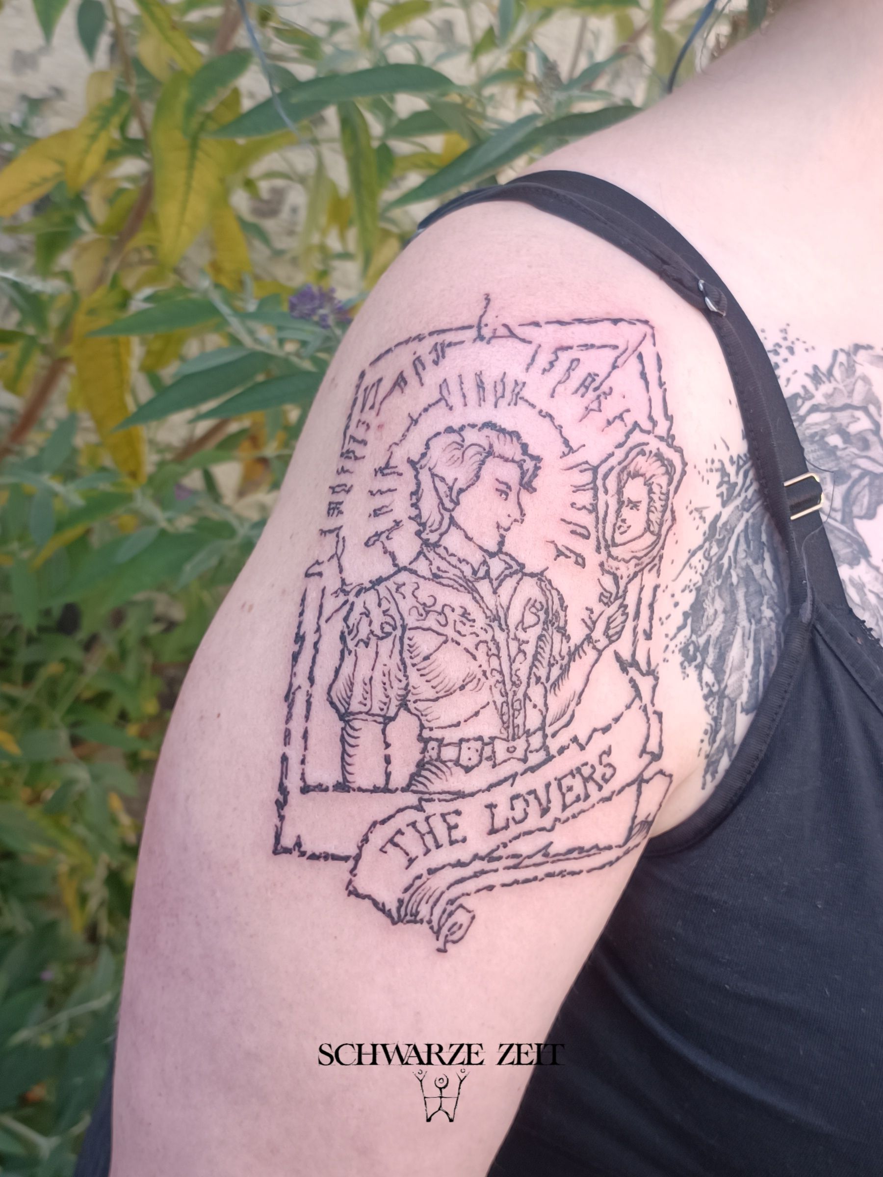 Astarion aus Baldurs Gate 3 in Woodcut Style