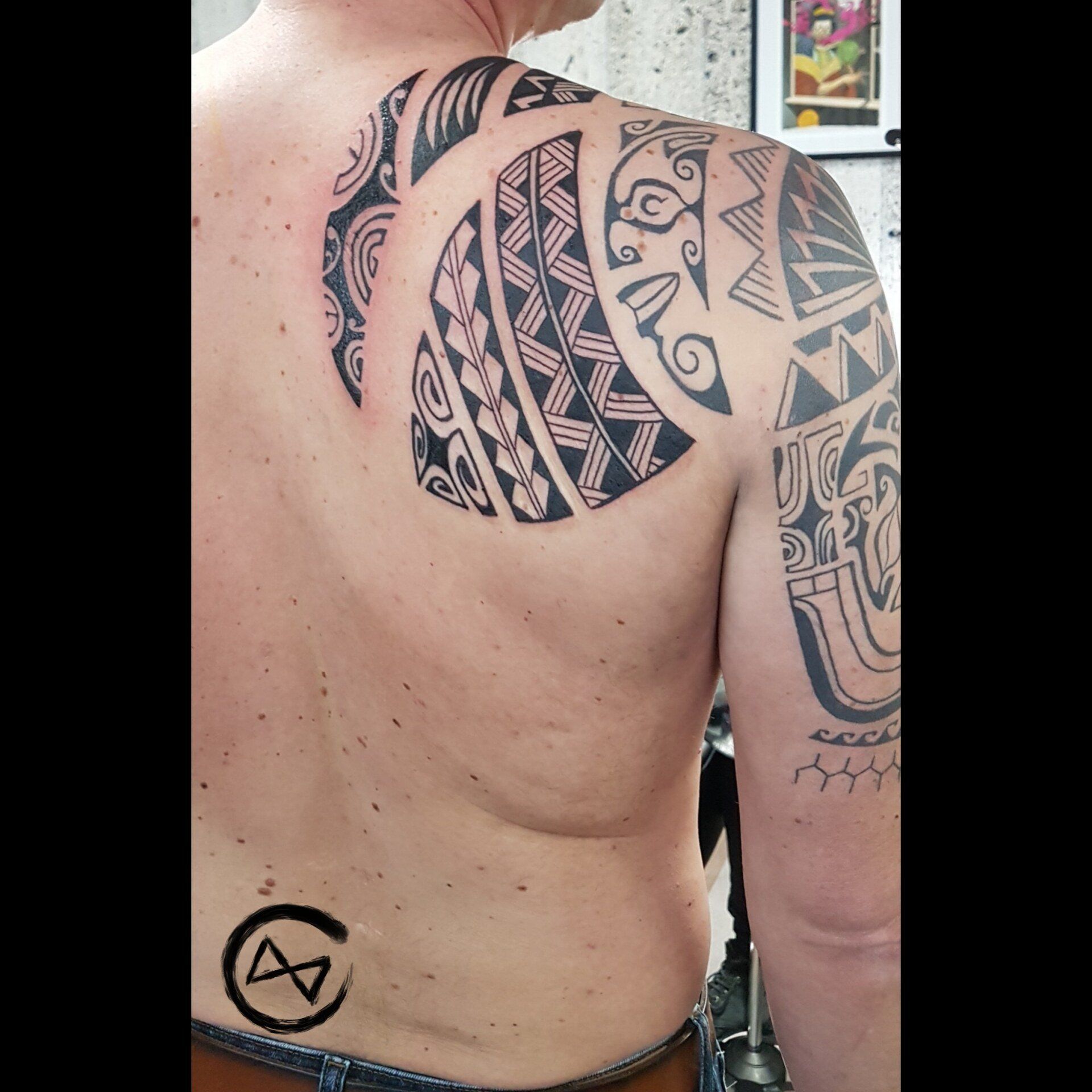 Schulter Tattoo Maori polynesich shoulder