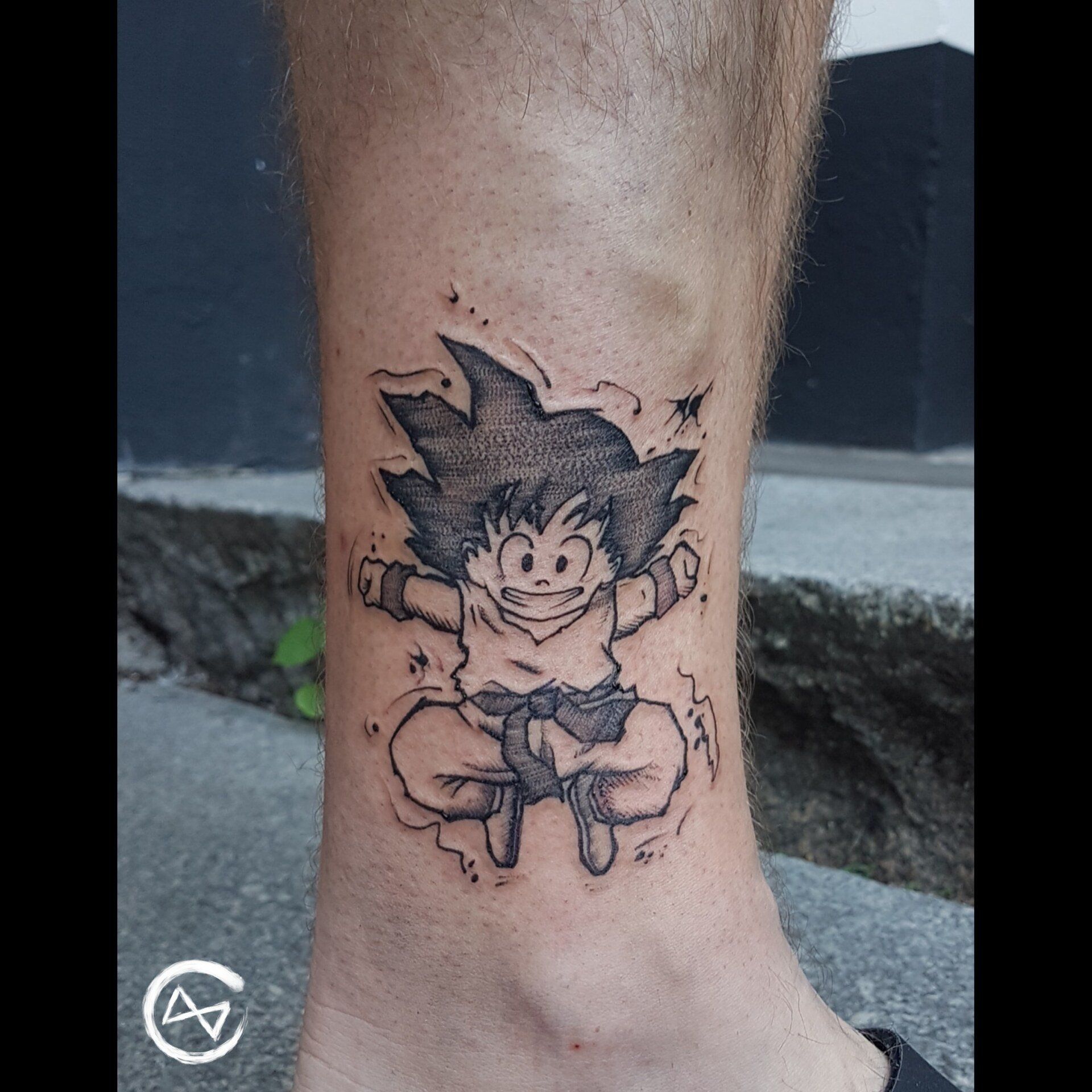 Son Goku Gohan Dragonballz Dragonball Z Tattoo, Sketchy Tattoo, Sketchtattoo Sketch, Flensburg Schwarze Zeit Schwarzezeittattoo