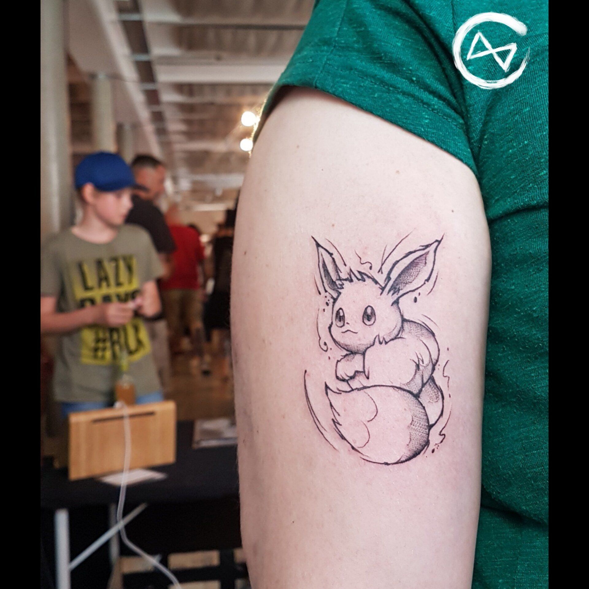 Evoli Pokemon Tattoo, Sketchy Tattoo, Sketchtattoo Sketch, Flensburg Schwarze Zeit Schwarzezeittattoo