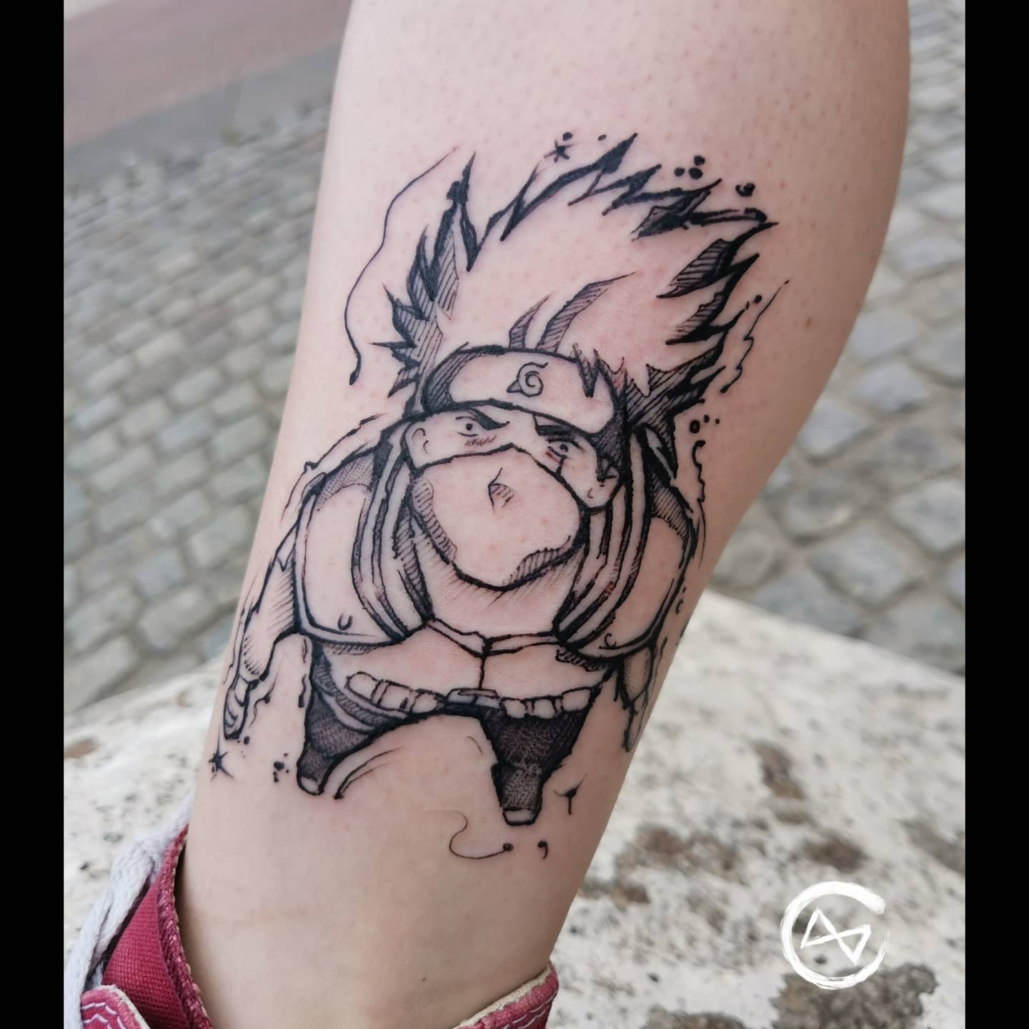 Kakashi Naruto Tattoo, Sketchy Tattoo, Sketchtattoo Sketch, Flensburg Schwarze Zeit Schwarzezeittattoo