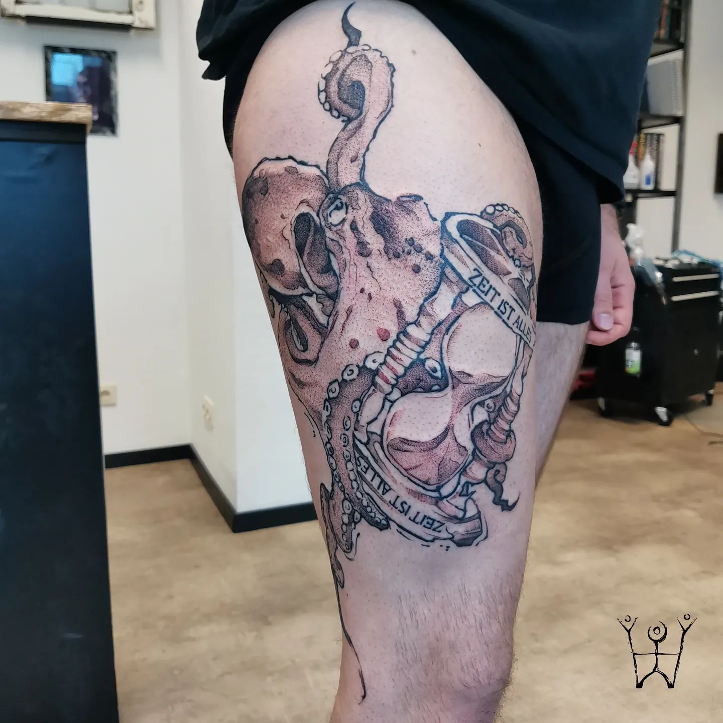 Oktopus Tattoo Sketch