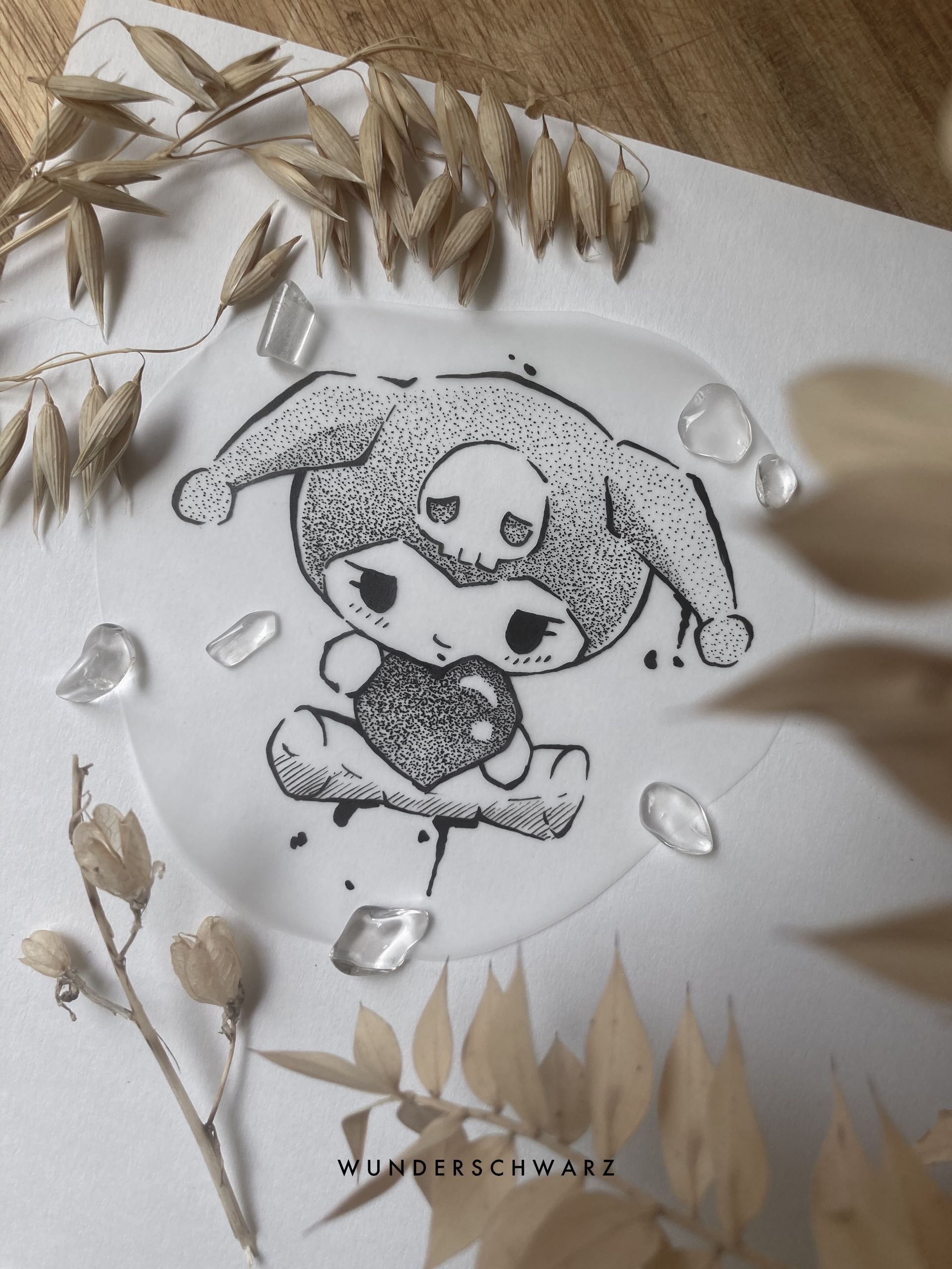 sad kuromi von sanrio