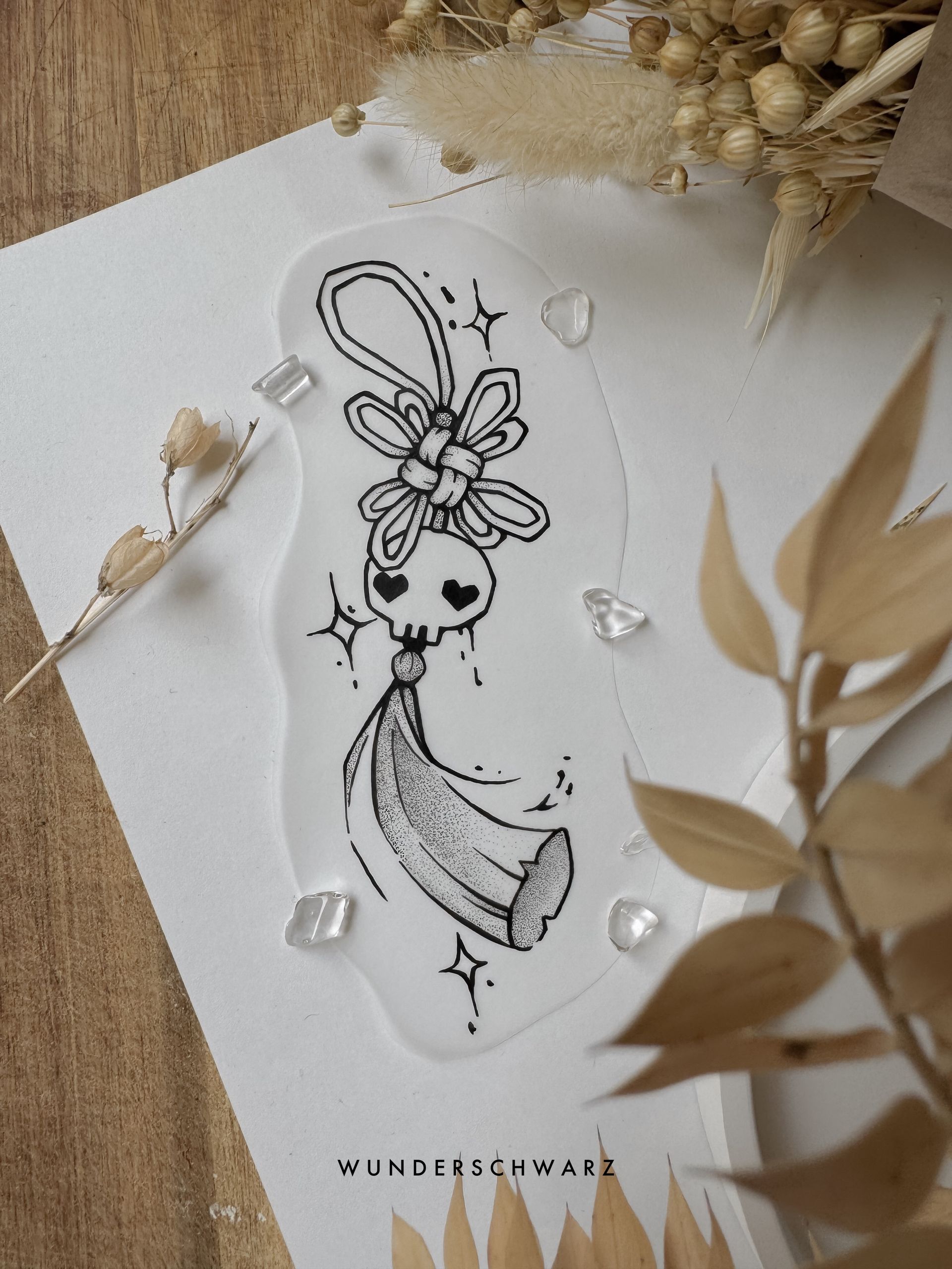 Kuromi Tattoo Design