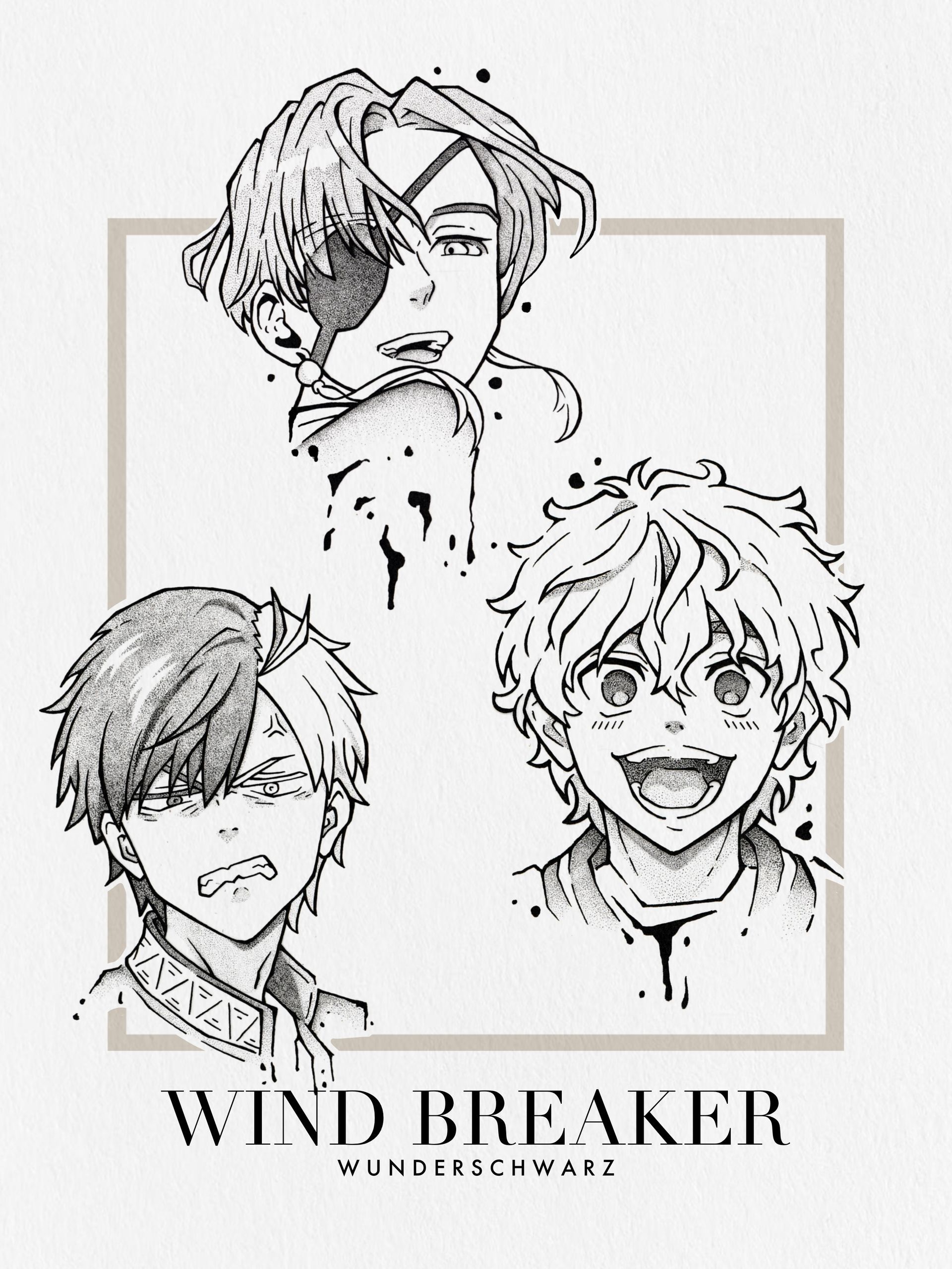 Tattoo Design für den Anime Wind Breaker