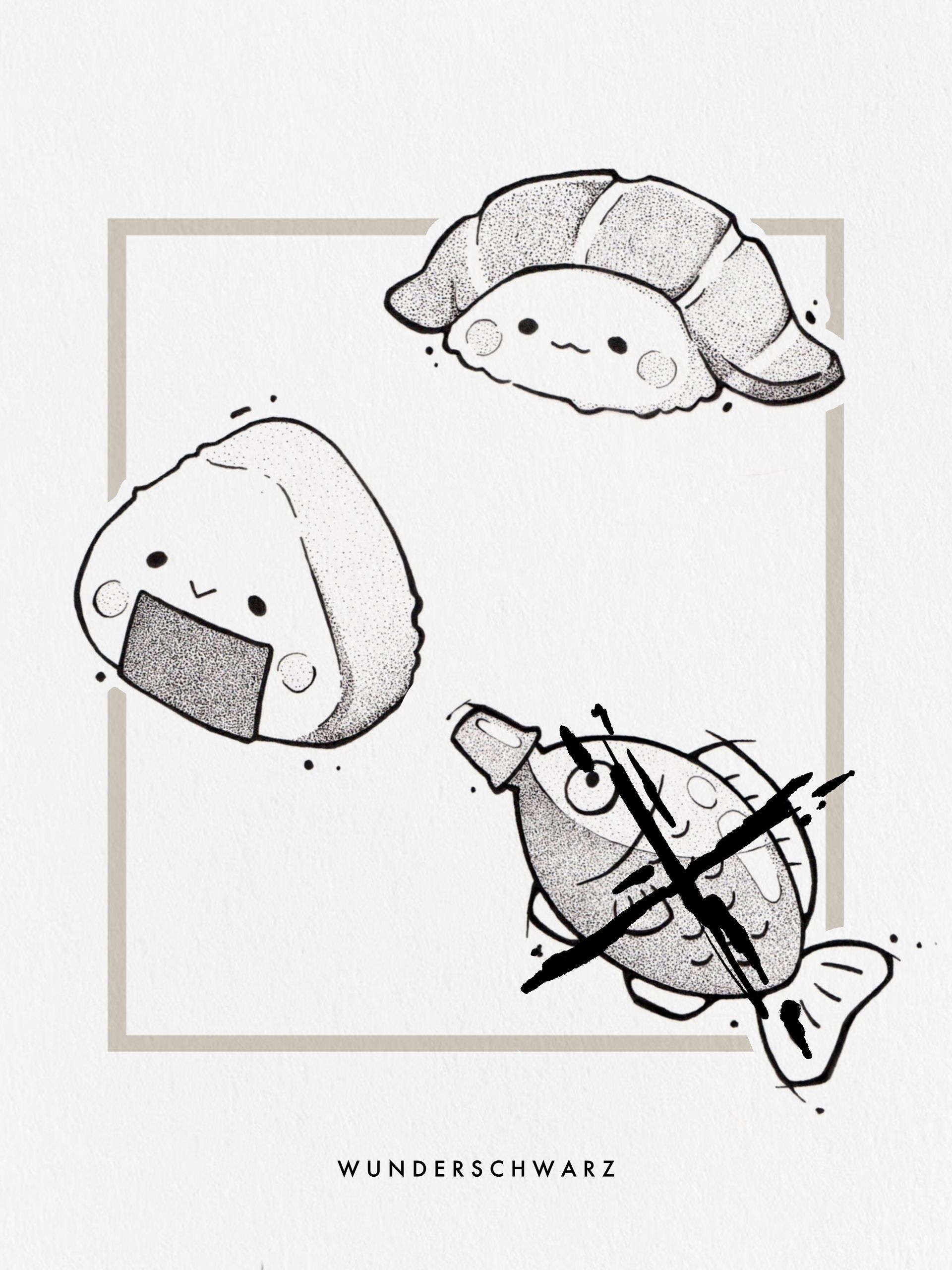 süße Snacks als Sketch