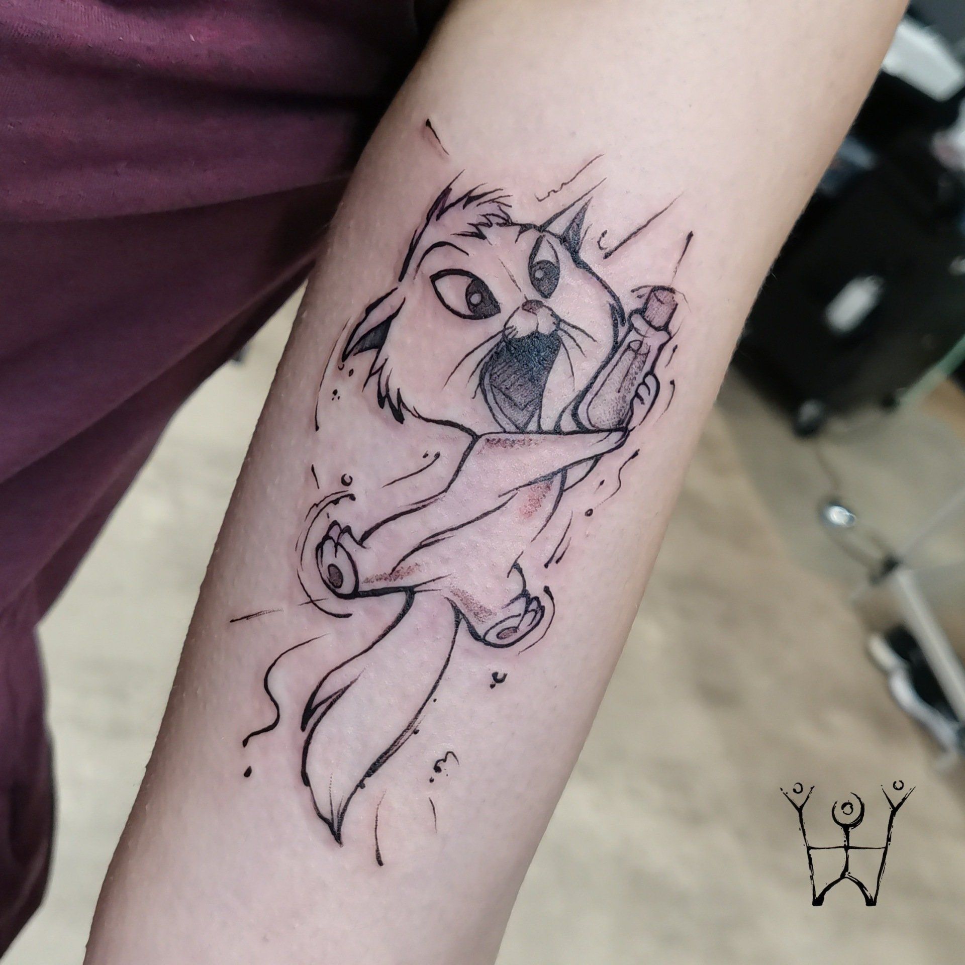 Yzma Emperors Groove , Königreich für ein Lama, Trickfilm Disney Anime Manga Tattoo, Sketchy Tattoo, Sketchtattoo Sketch, Flensburg Schwarze Zeit Schwarzezeittattoo
