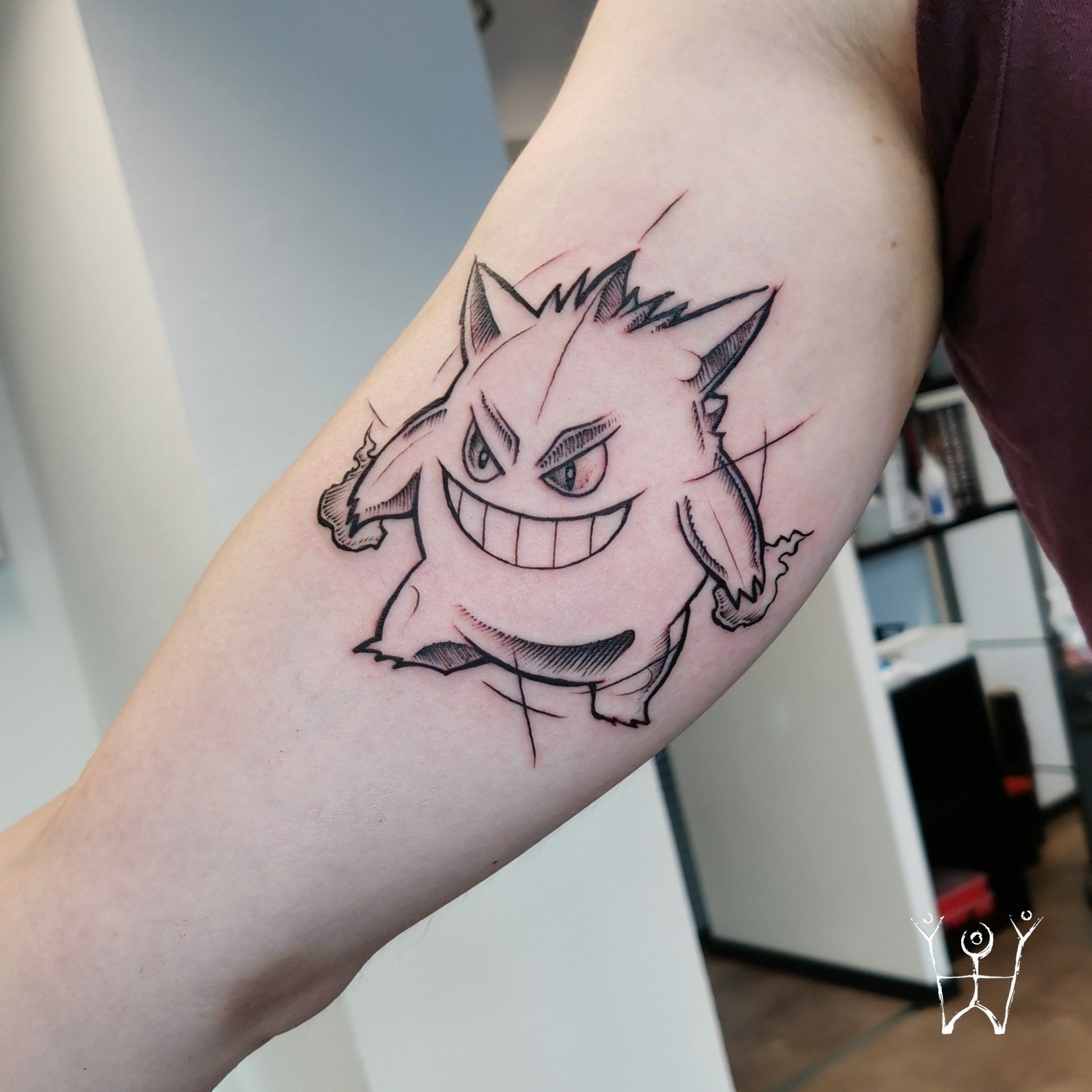 Gengar Alpollo Entwicklung Pokemon  Pogo Anime Manga Tattoo,  Sketchy Tattoo, Sketchtattoo Sketch, Flensburg Schwarze Zeit Schwarzezeittattoo