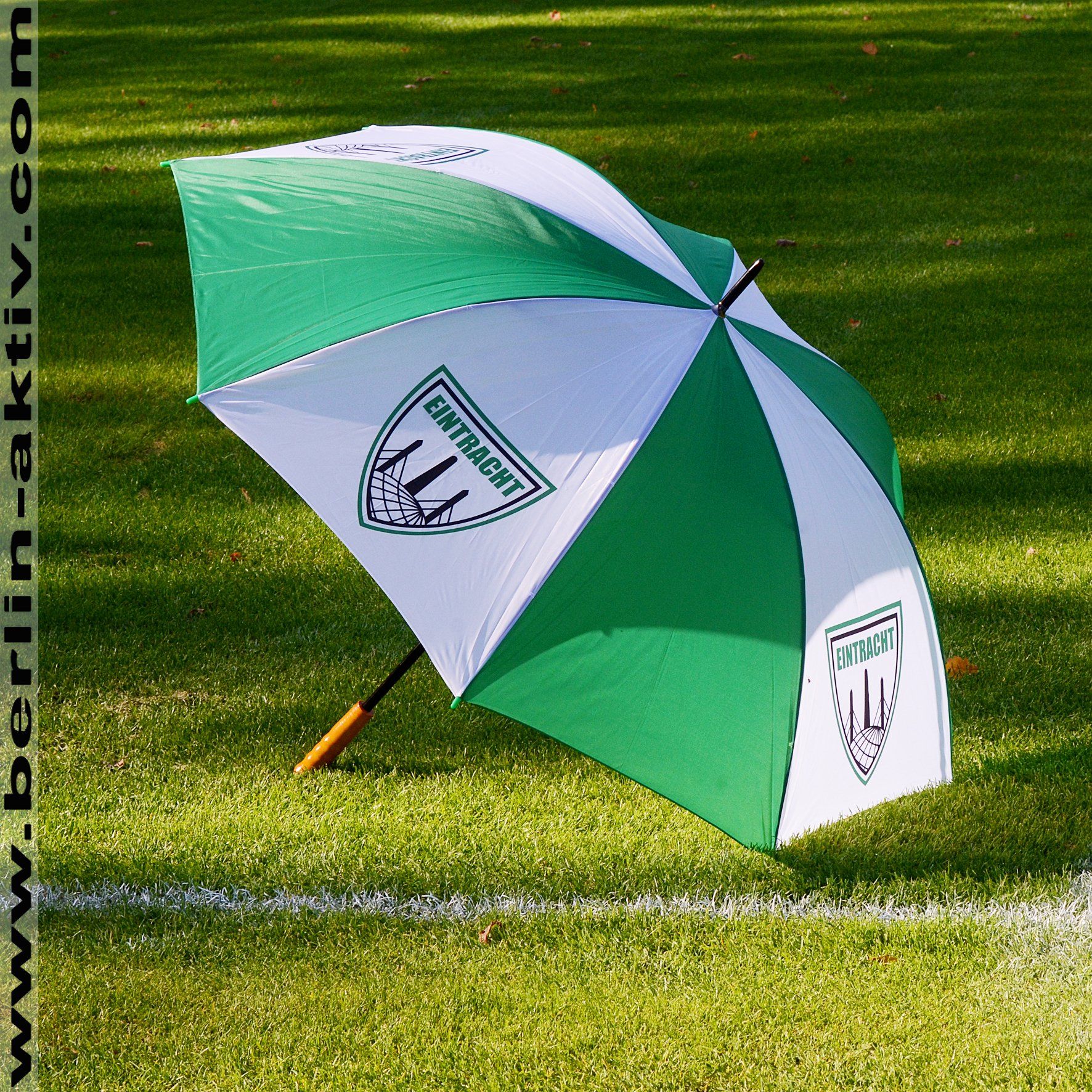berlin-aktiv.com Sonnenschirm, Regenschirm, Sportschirm, Vereinslogo, Werbeschirm,