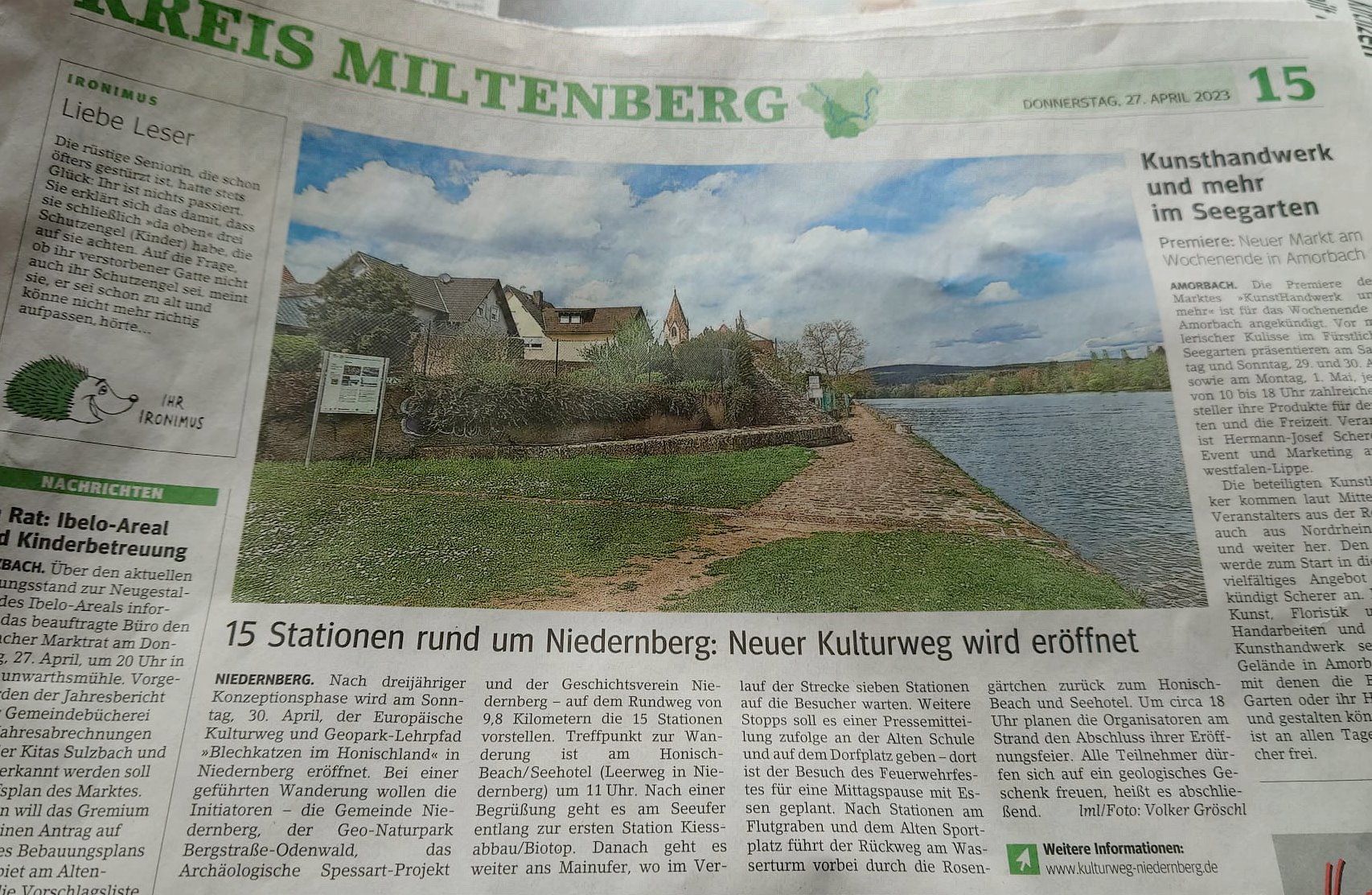 Main-Echo Online-Bericht Vorankündigung Eröffnung