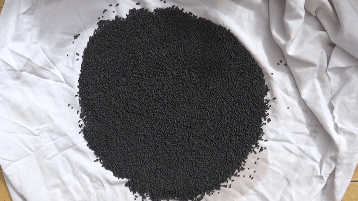 charbon actif en granulés