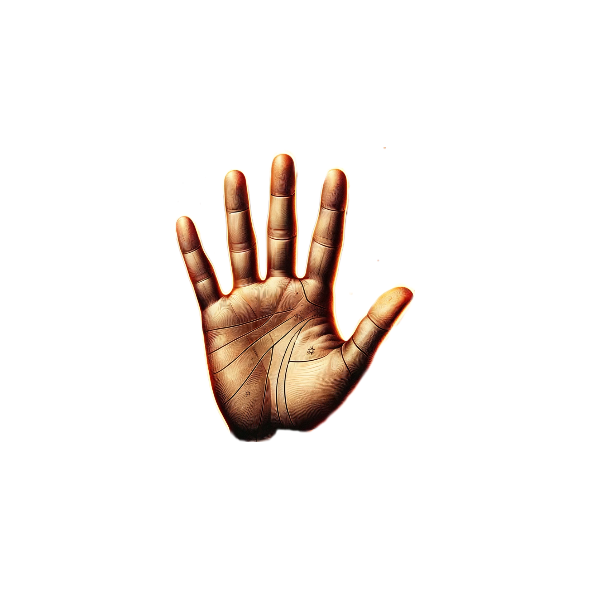 Fire hand represents enthusiasm, innovation, and leadership qualities in palm reading Dynamic Fire hand: Rectangular palm, short fingers indicate energy & creativity