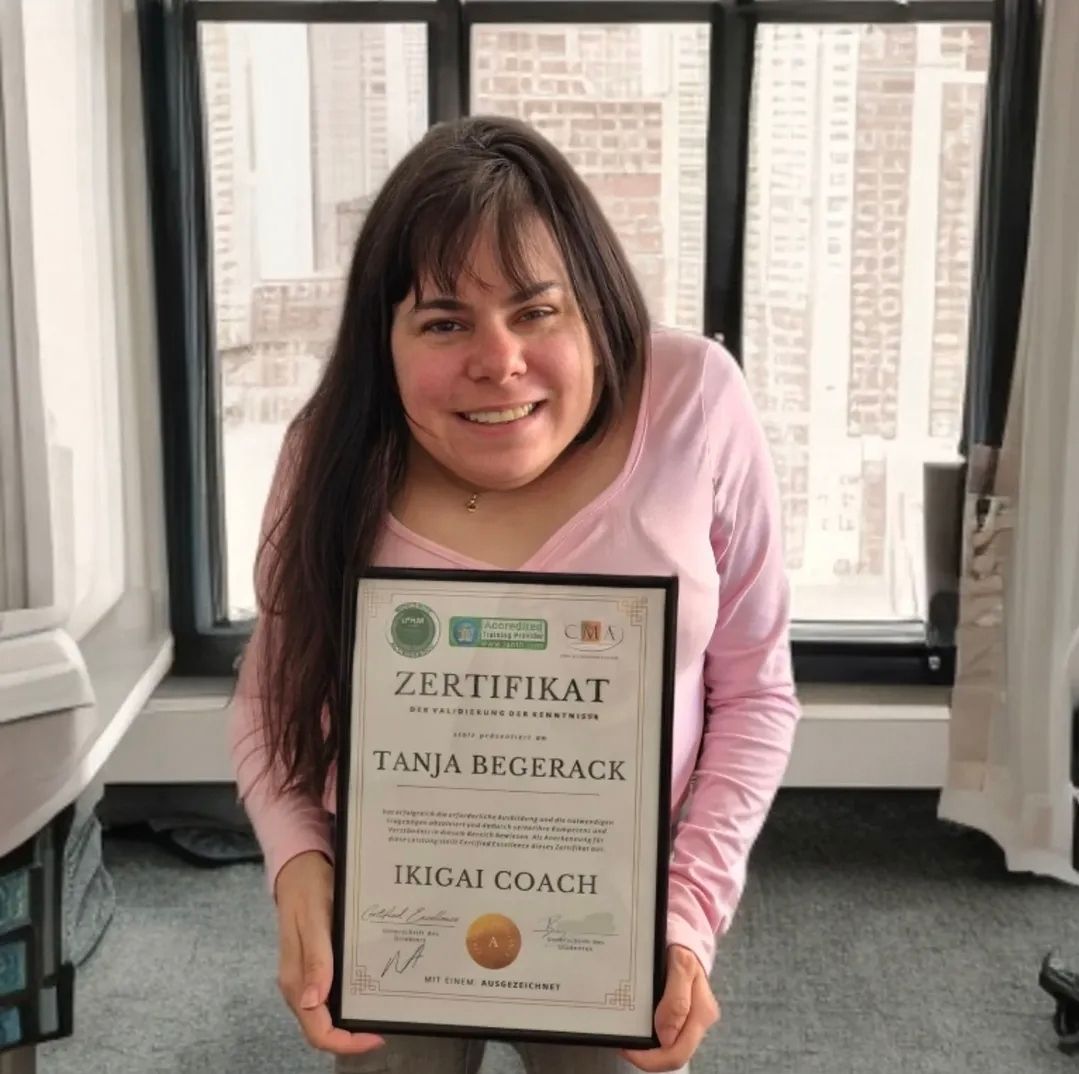 Tanja Begerack als zertifizierter Ikigai Coach Tanja Begerack zertifizierter Ikigai Coach