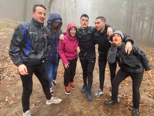 Grupo durante la Yincana Lost Perdidos