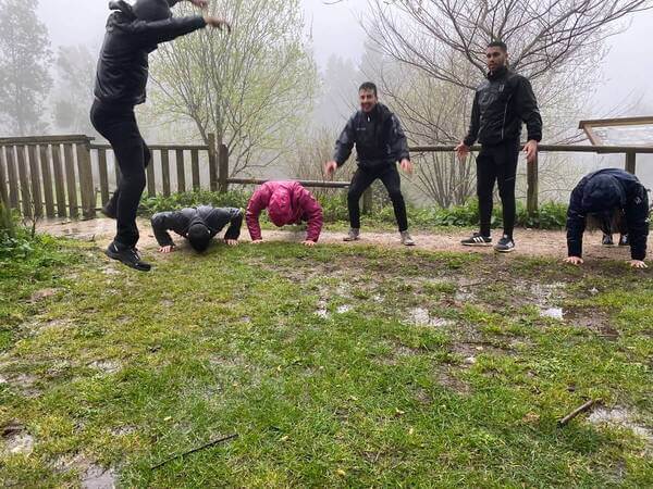 Burpees en la Yincana Lost Perdidos